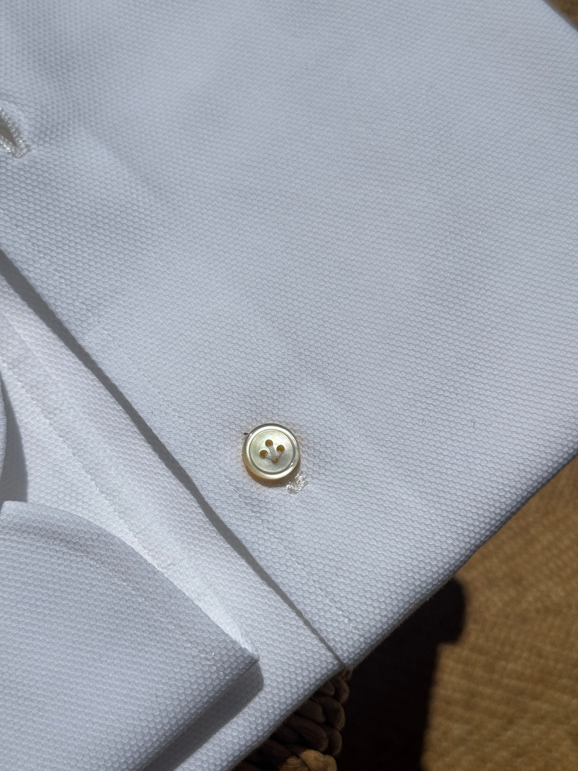MTO Handcrafted Albini Pique Cotton Shirt #61 #62