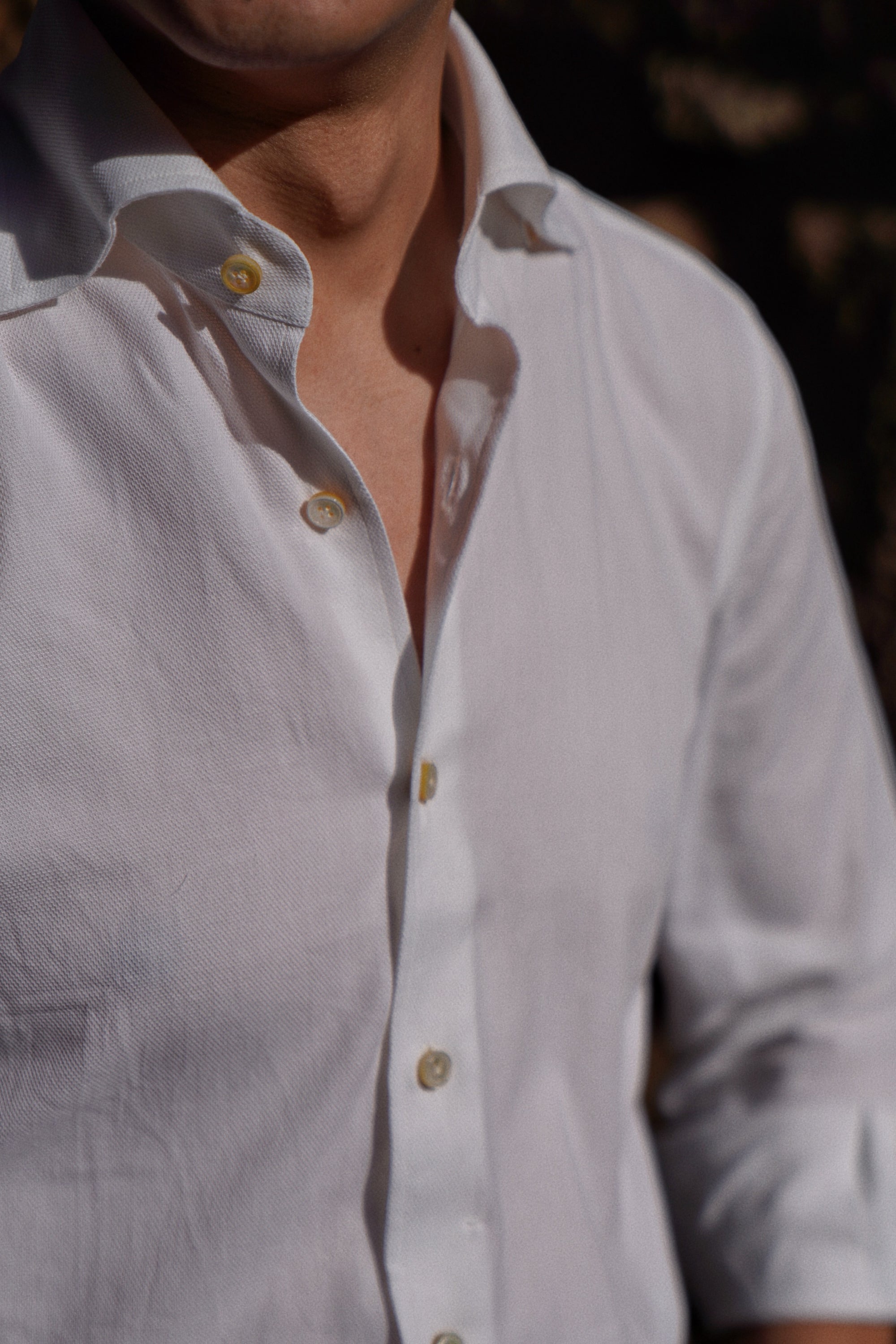 MTO Handcrafted Albini Pique Cotton Shirt #61 #62