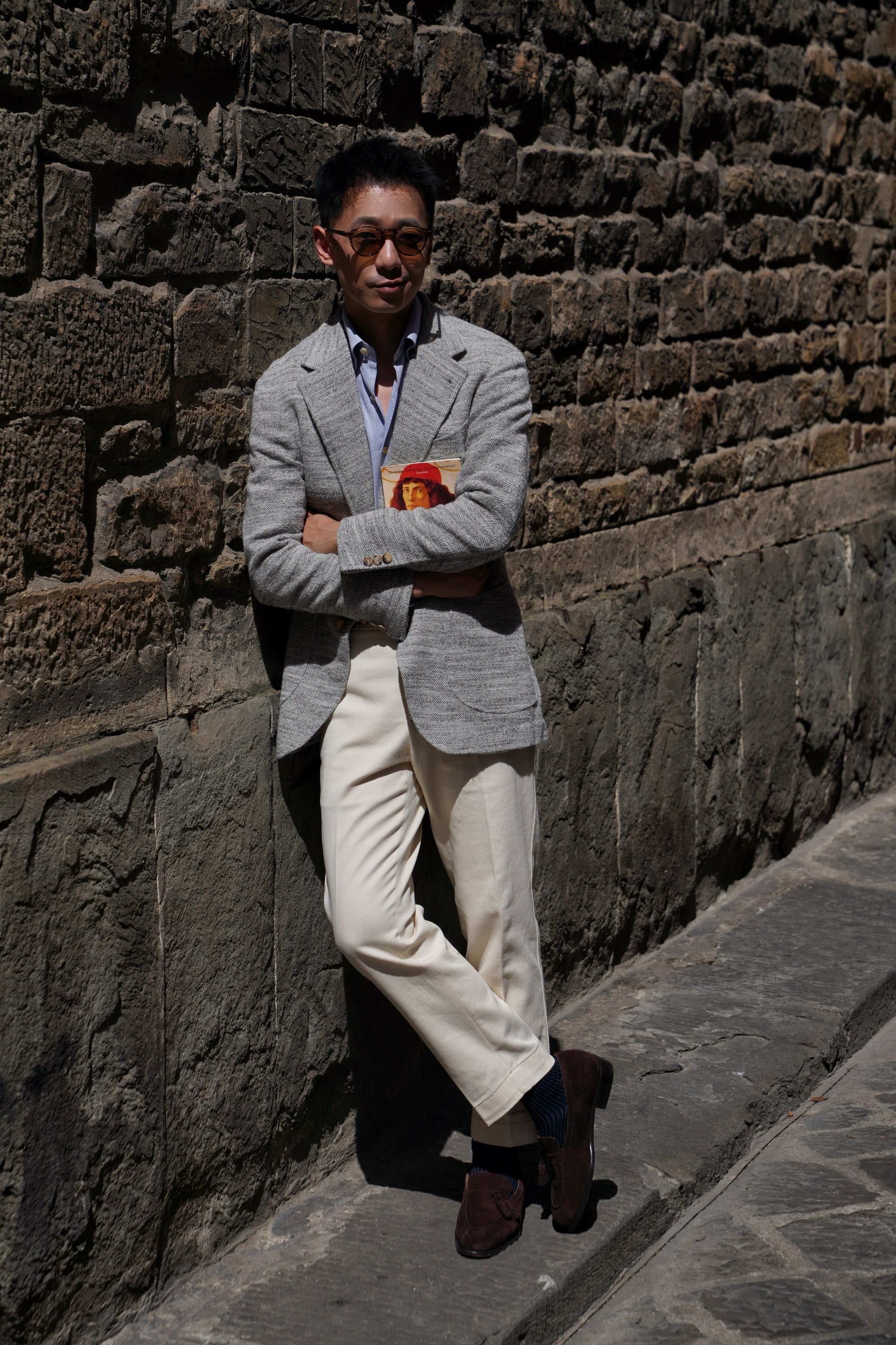 MTO Handcrafted Albini Pique Cotton Shirt #61 #62