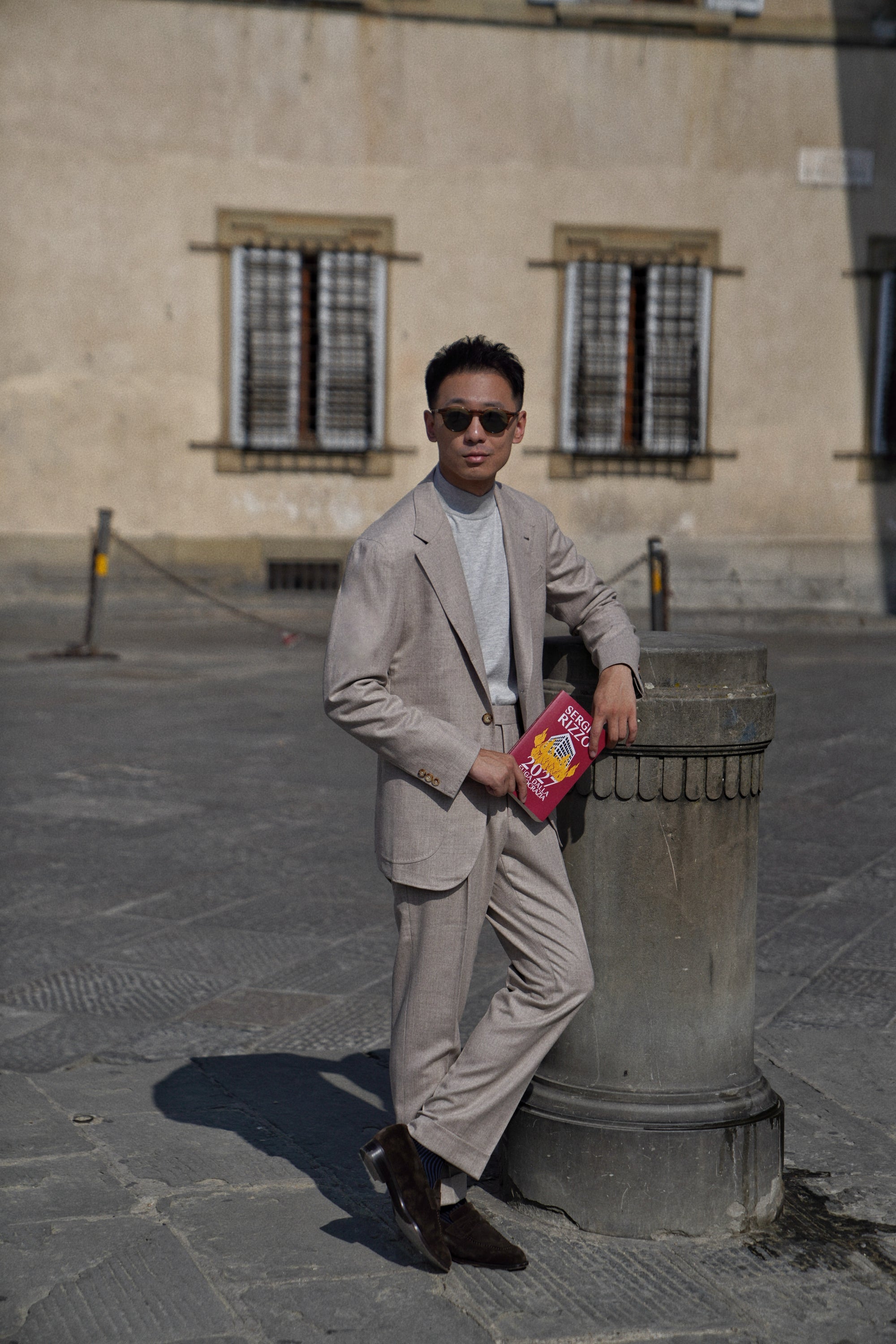 MTO Camel Twill Flannel Suit #410