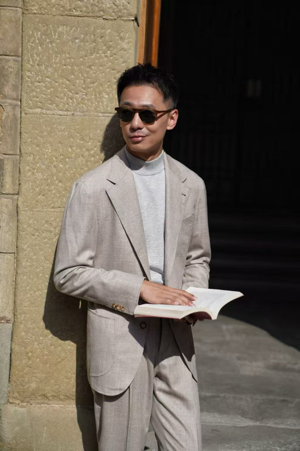 MTO Camel Twill Flannel Suit #410