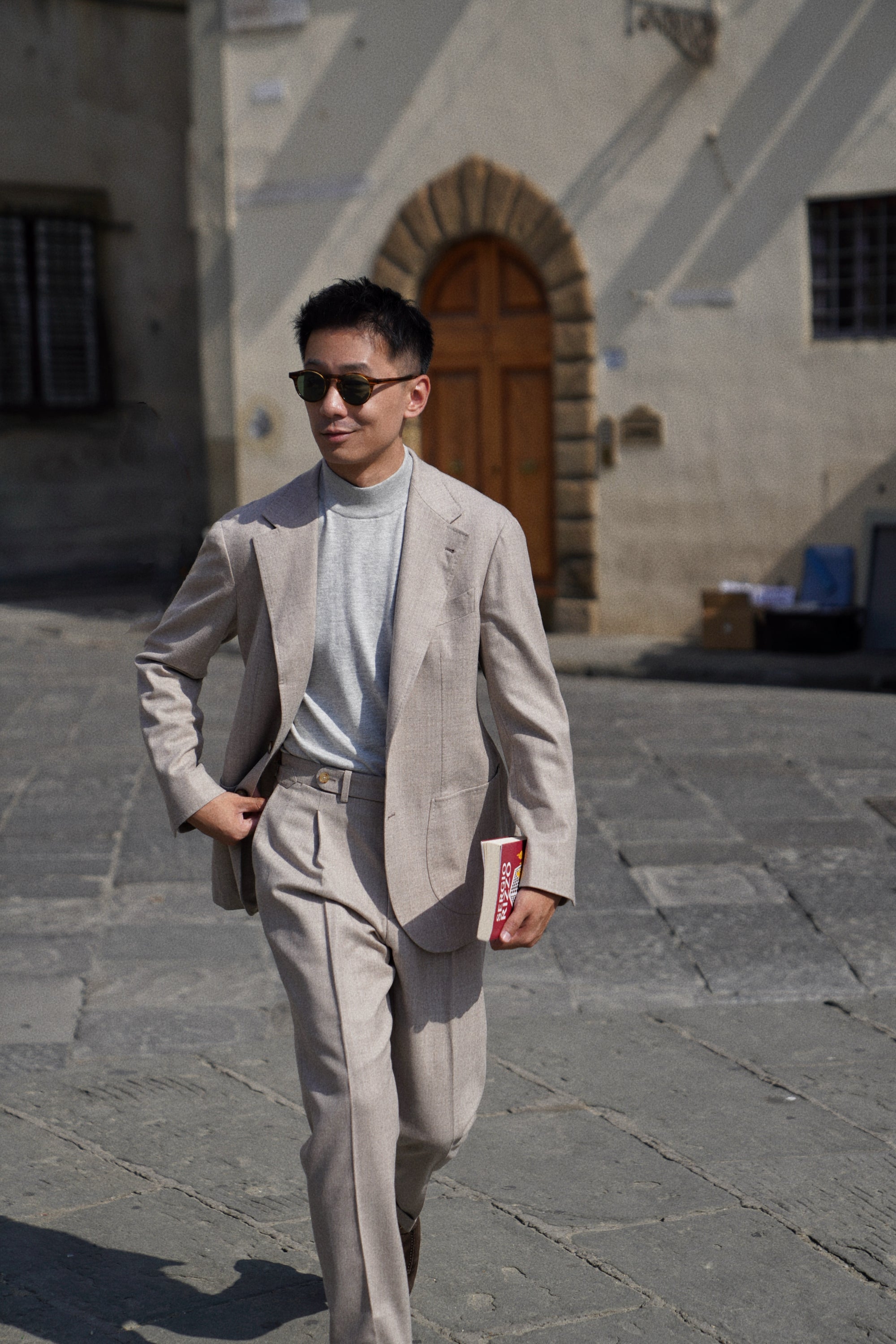 MTO Camel Twill Flannel Suit #410