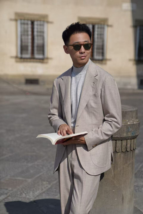 MTO Camel Twill Flannel Suit #410