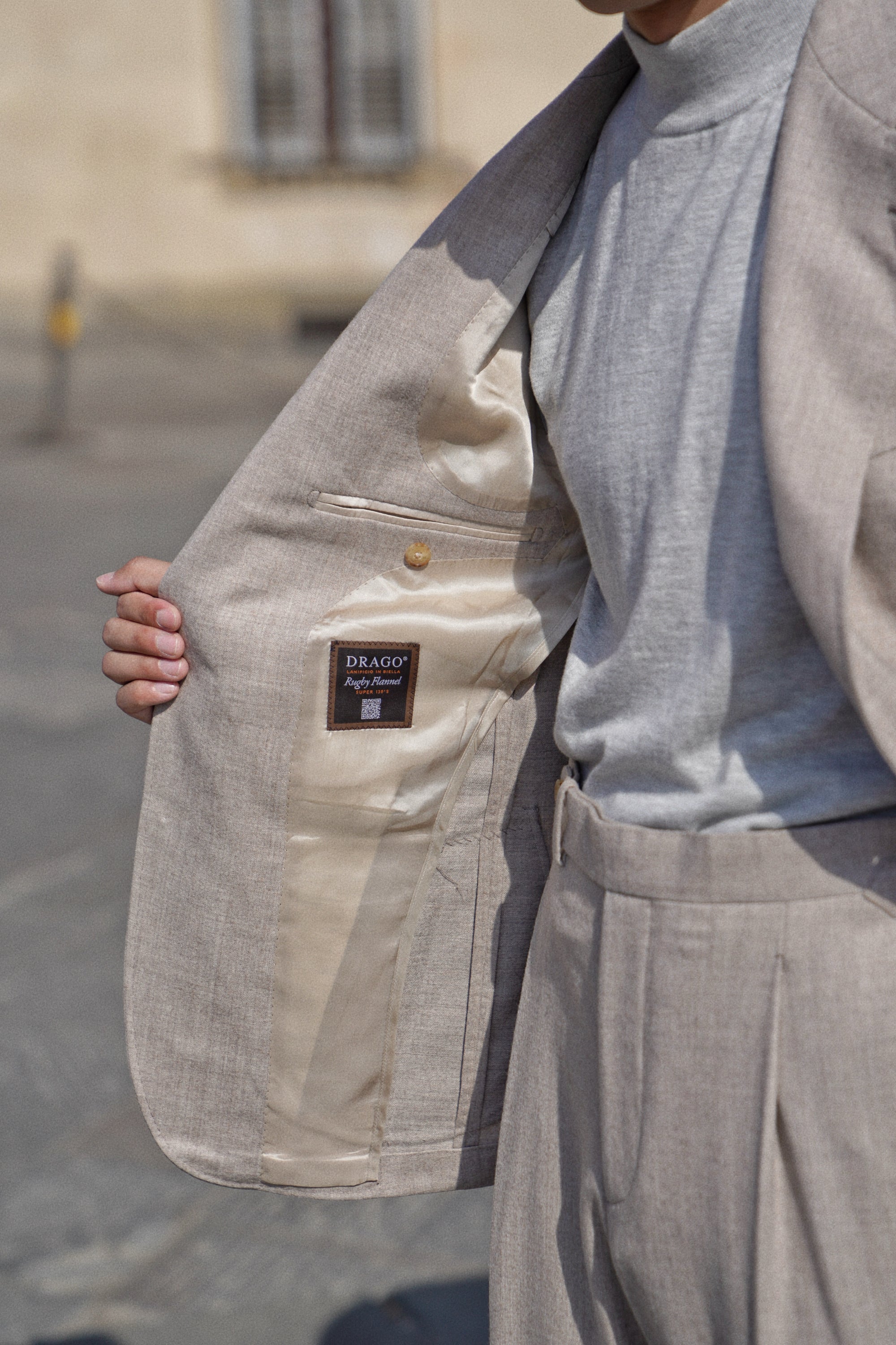 MTO Camel Twill Flannel Suit #410