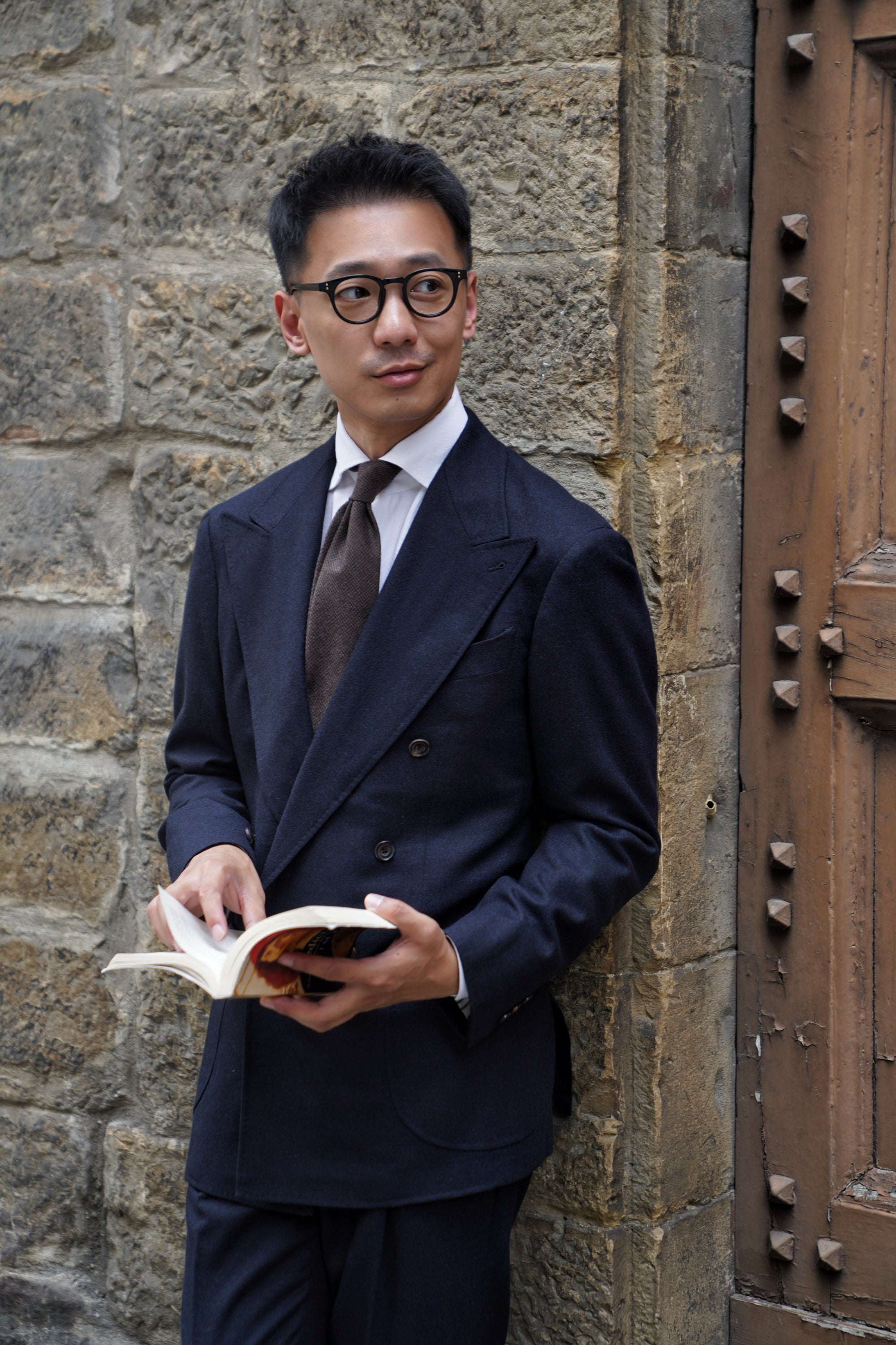 MTO Navy Flannel Suit #409