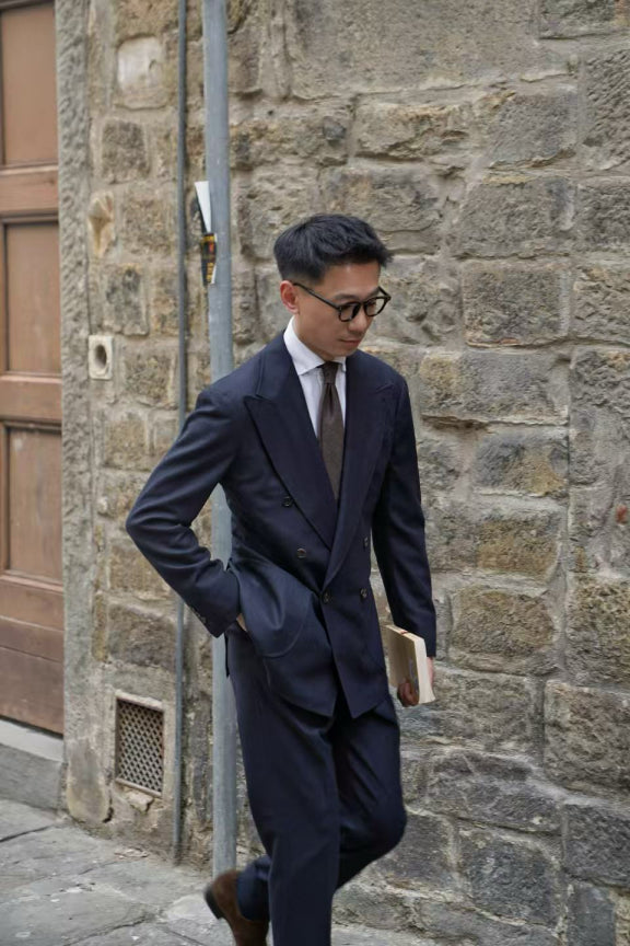 MTO Navy Flannel Suit #409