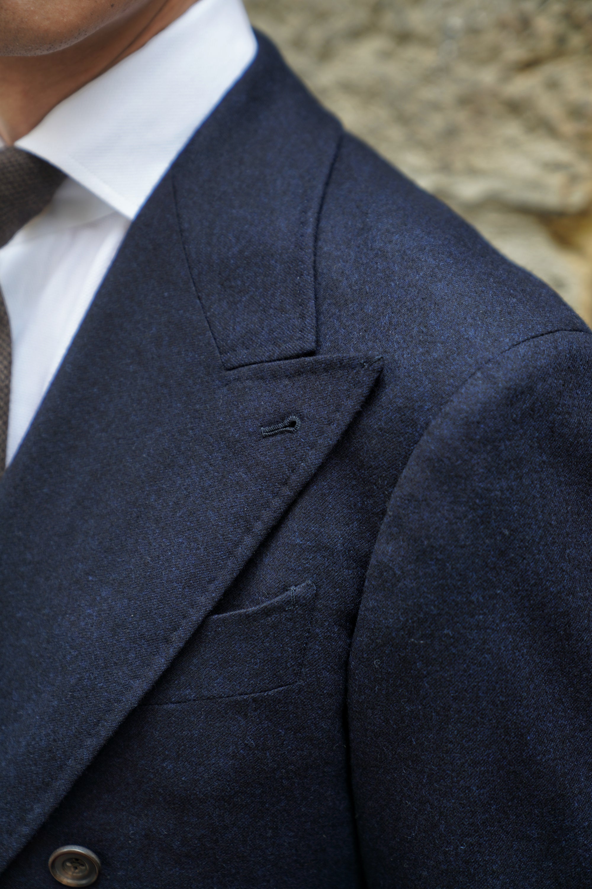 MTO Navy Flannel Suit #409