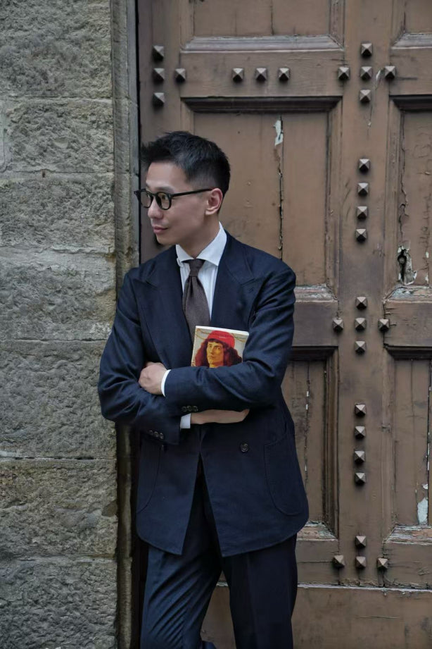 MTO Navy Flannel Suit #409