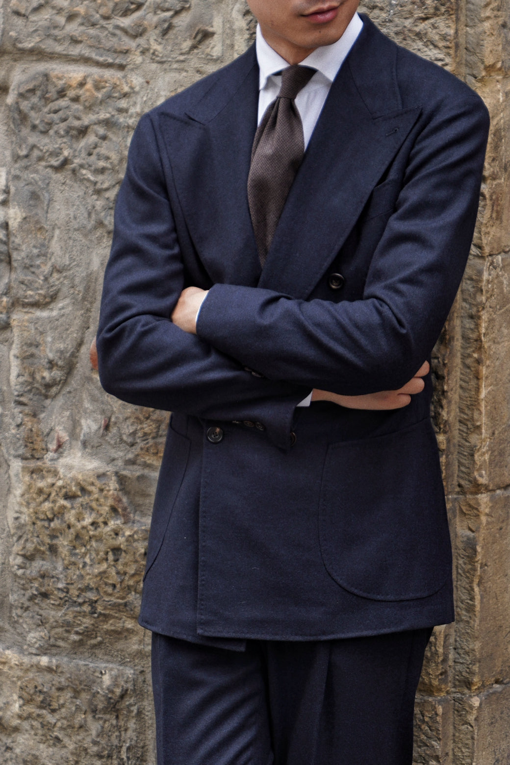 MTO Navy Flannel Suit #409