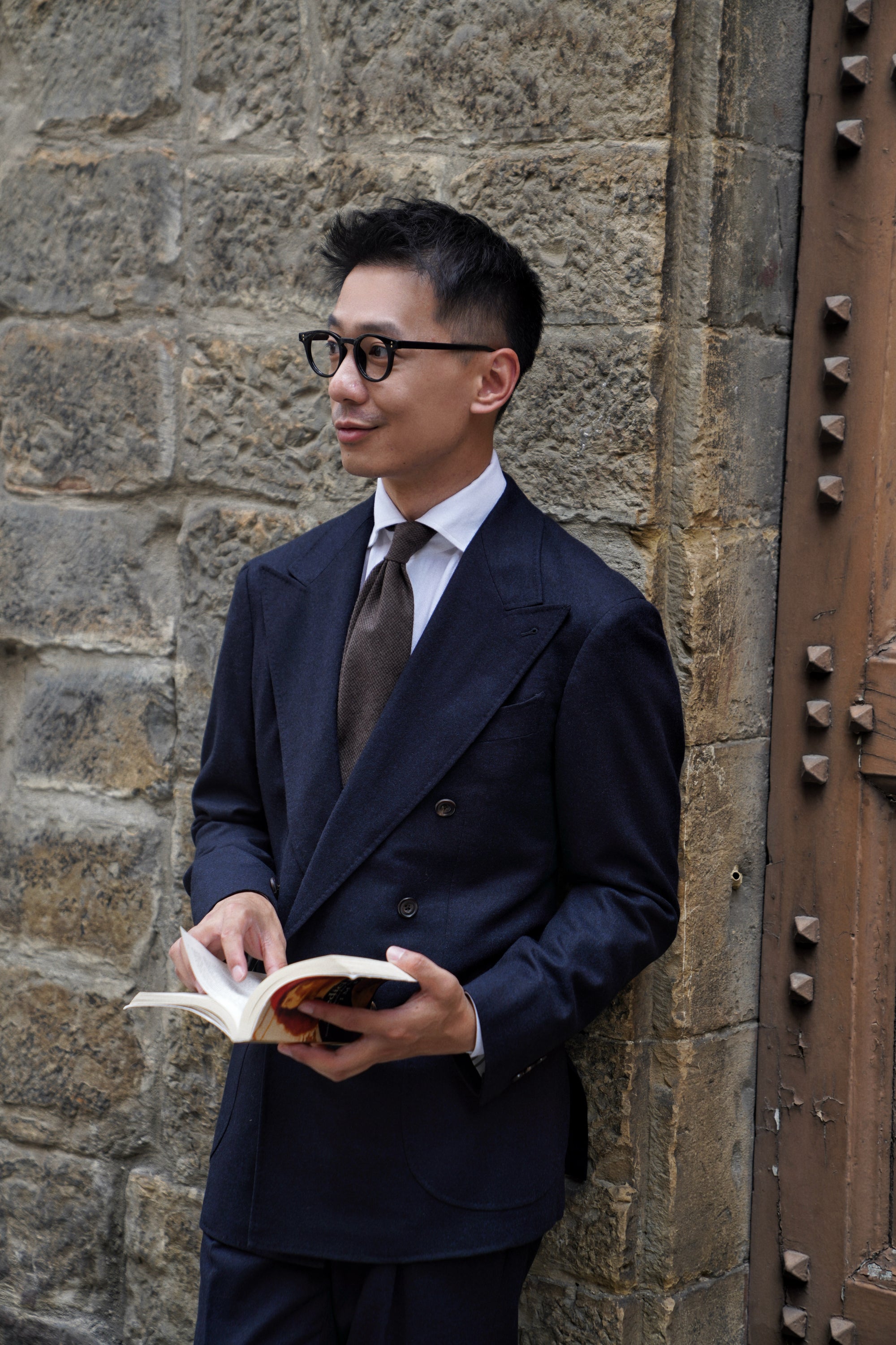 MTO Navy Flannel Suit #409