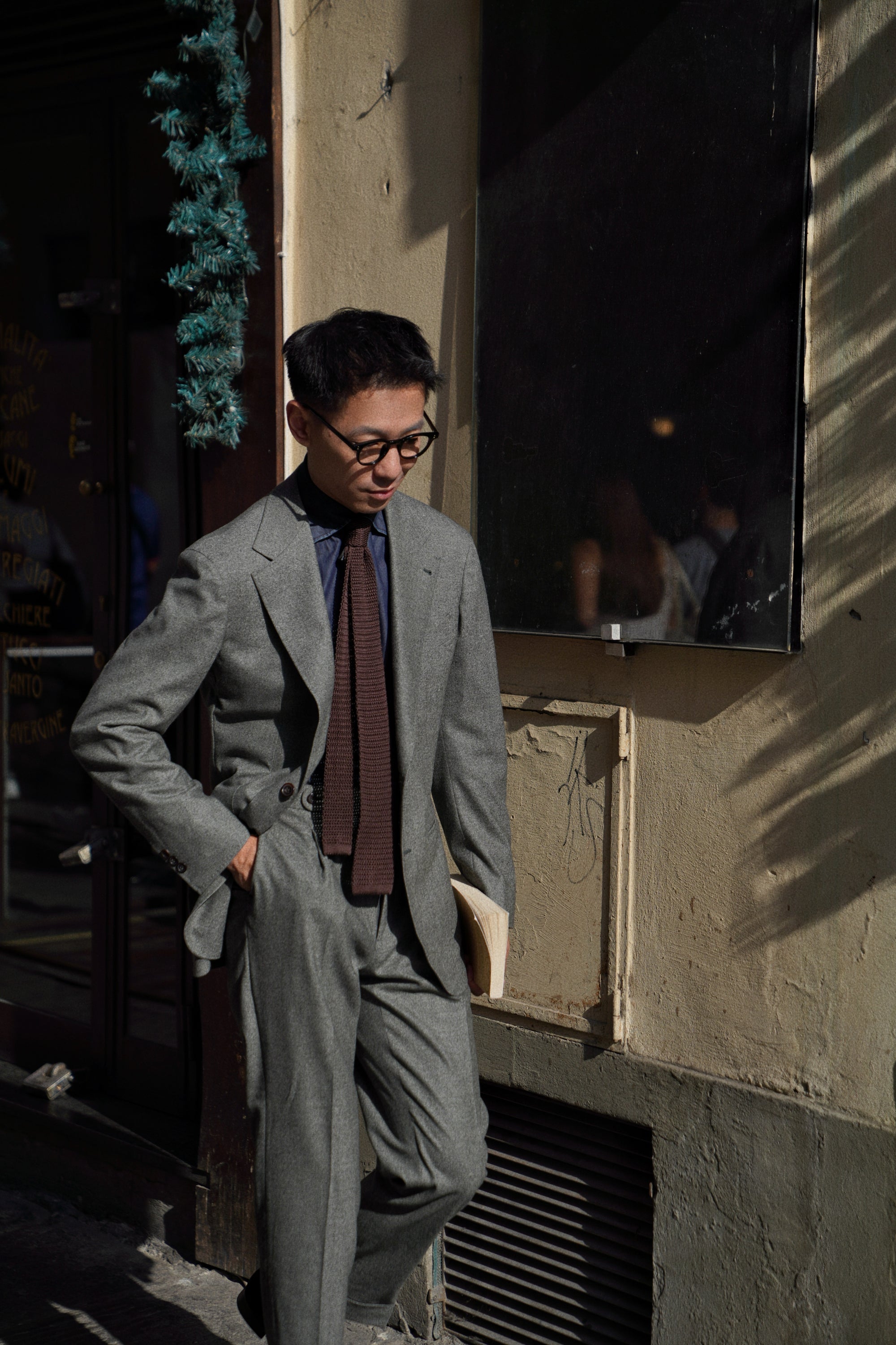 MTO Green Twill Flannel Suit #375
