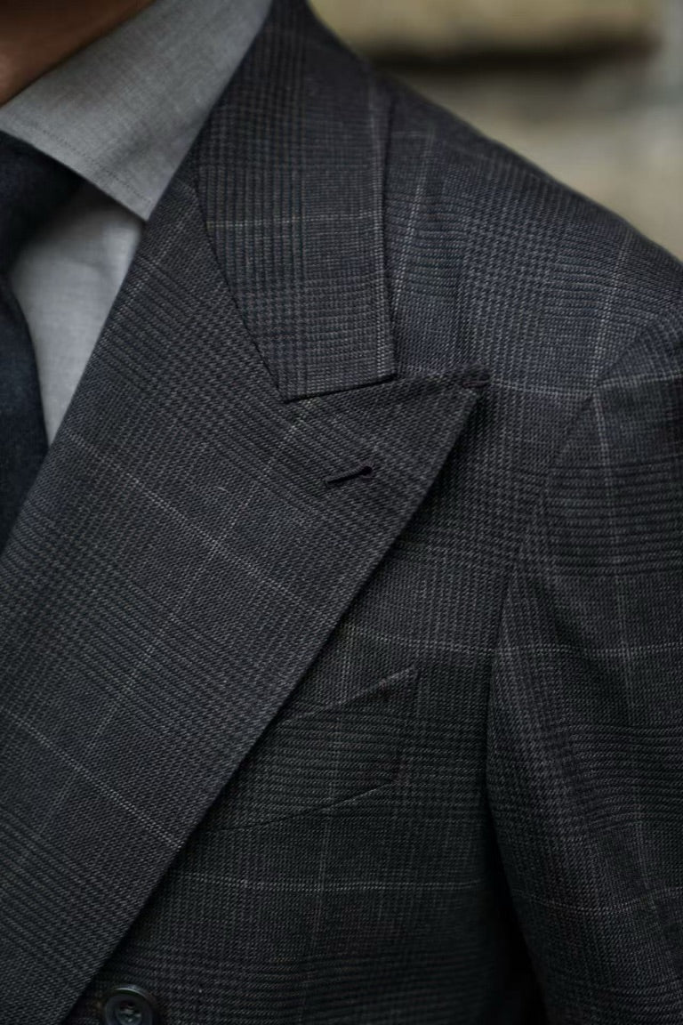 MTO Brown Glen Check Suit #415