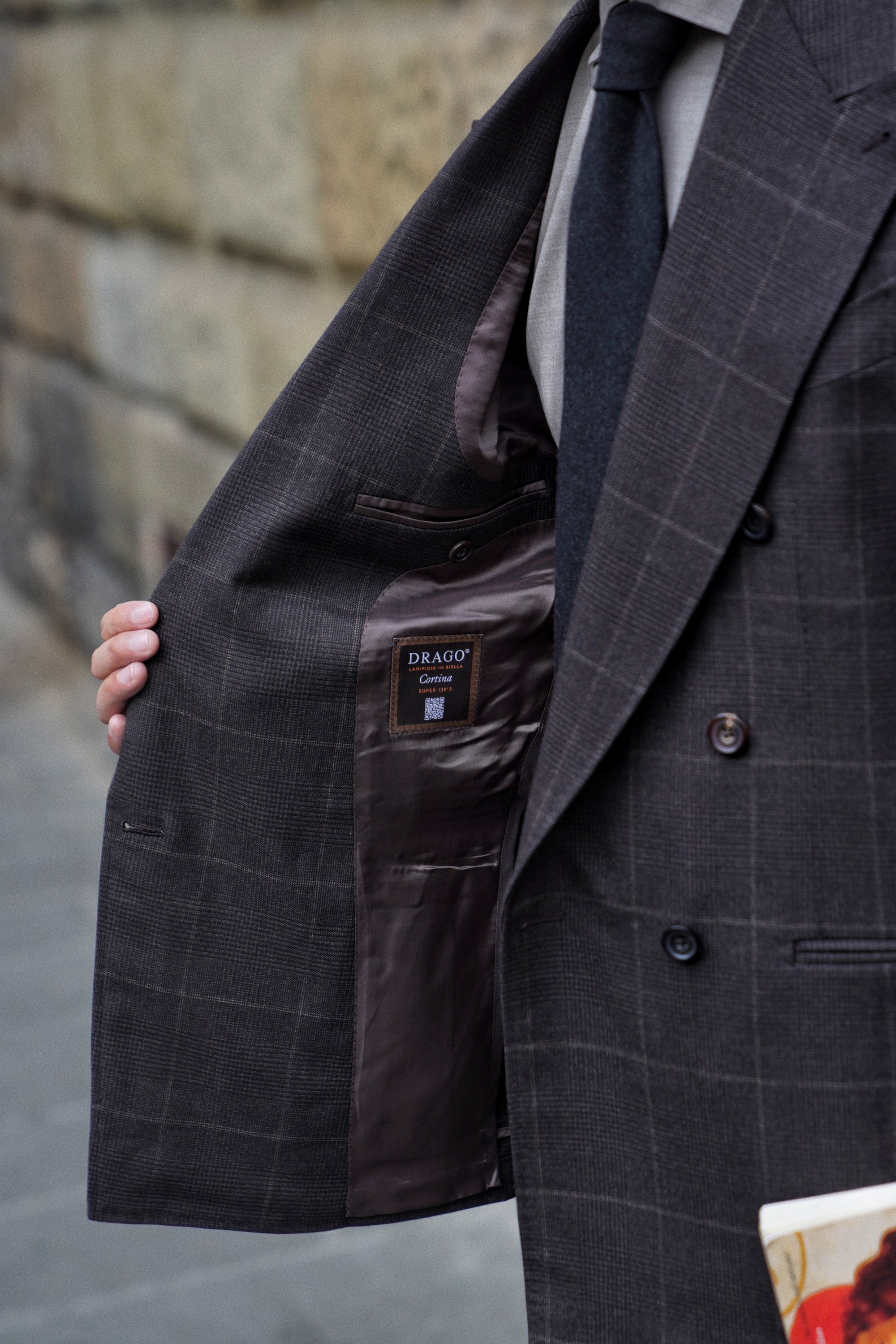 MTO Brown Glen Check Suit #415