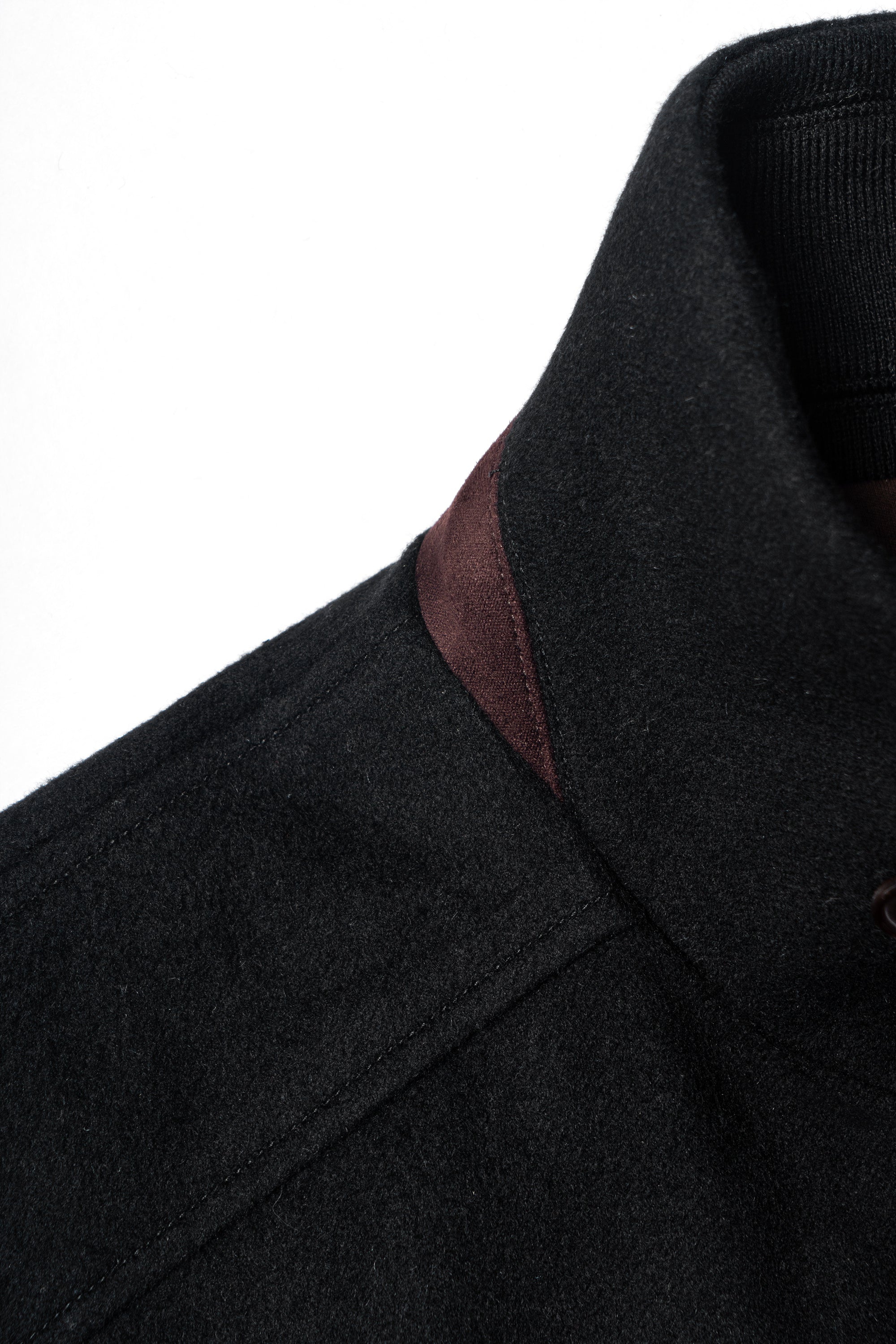 Black Silk Camel Hair Wool M65 Jacket #172