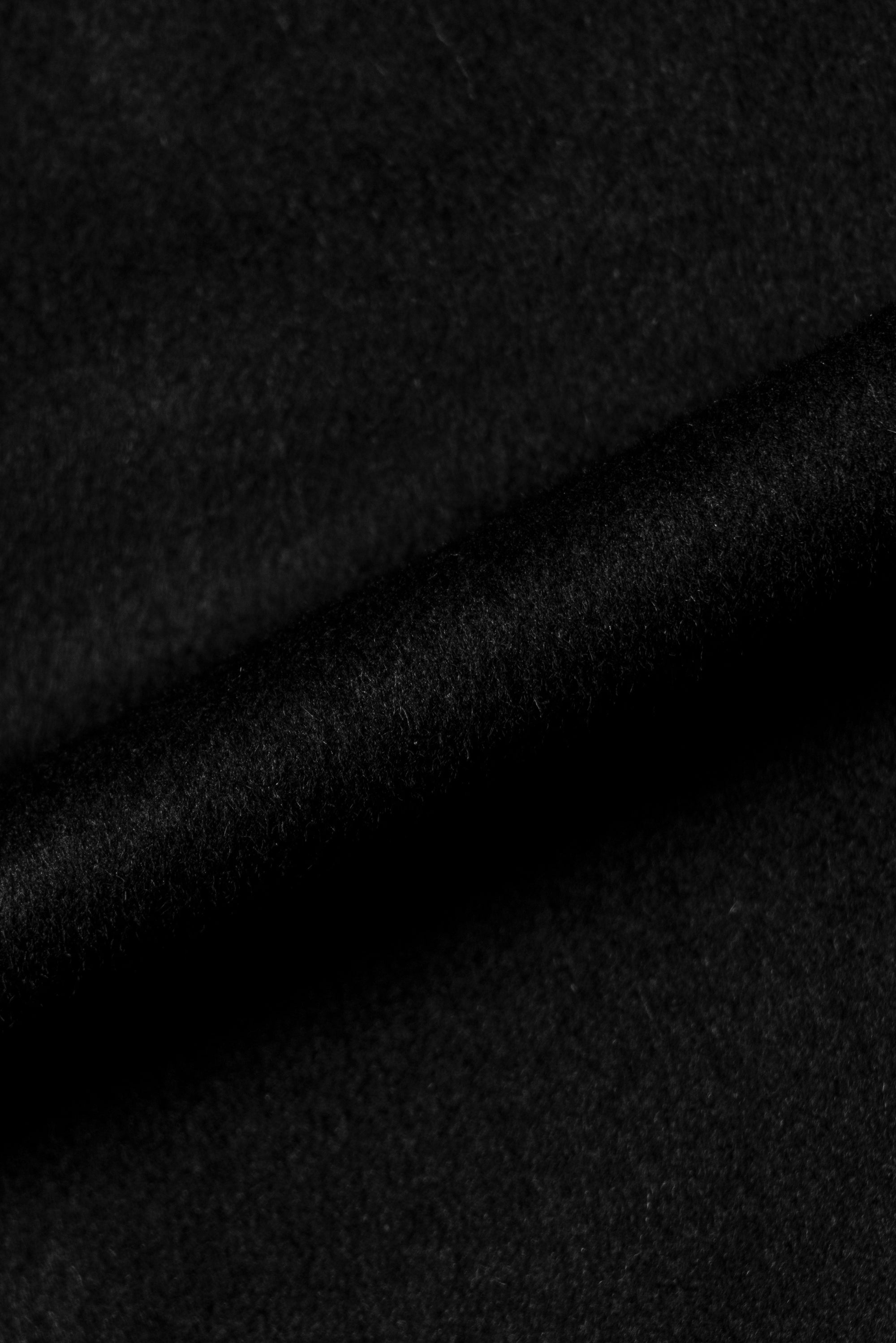 Black Silk Camel Hair Wool M65 Jacket #172