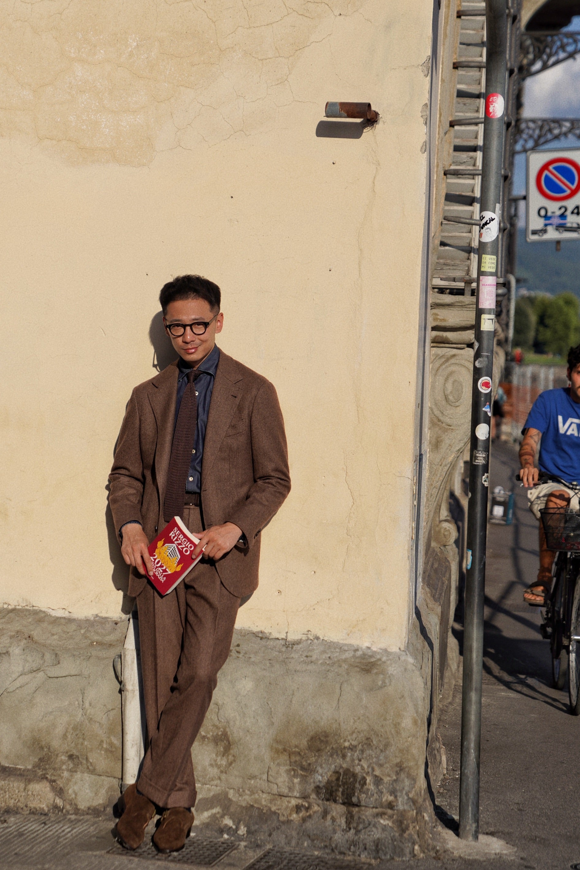 MTO Ochre Herringbone Flannel Suit #660