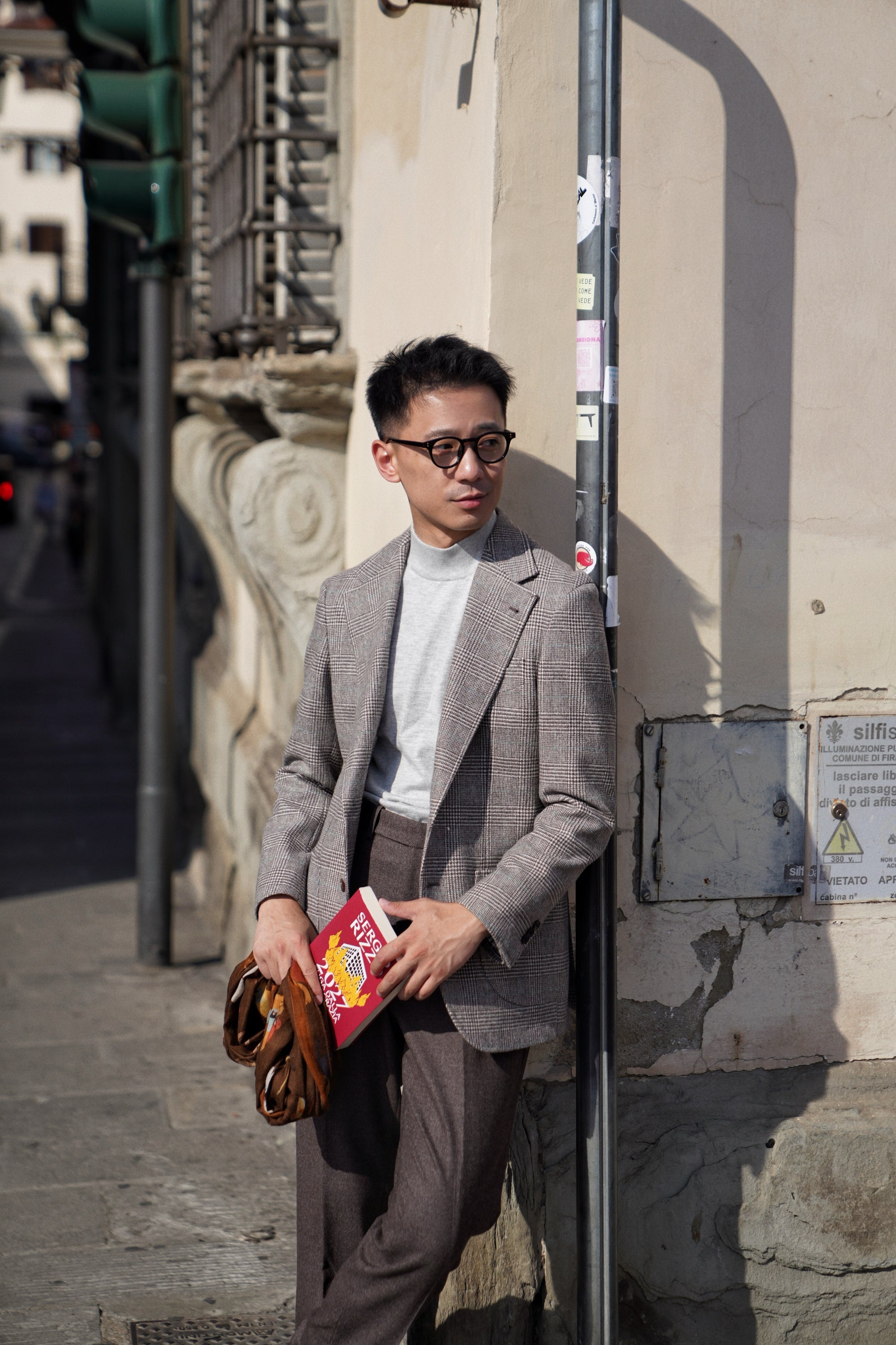 MTO Taupe Glen Check Flannel Jacket #658