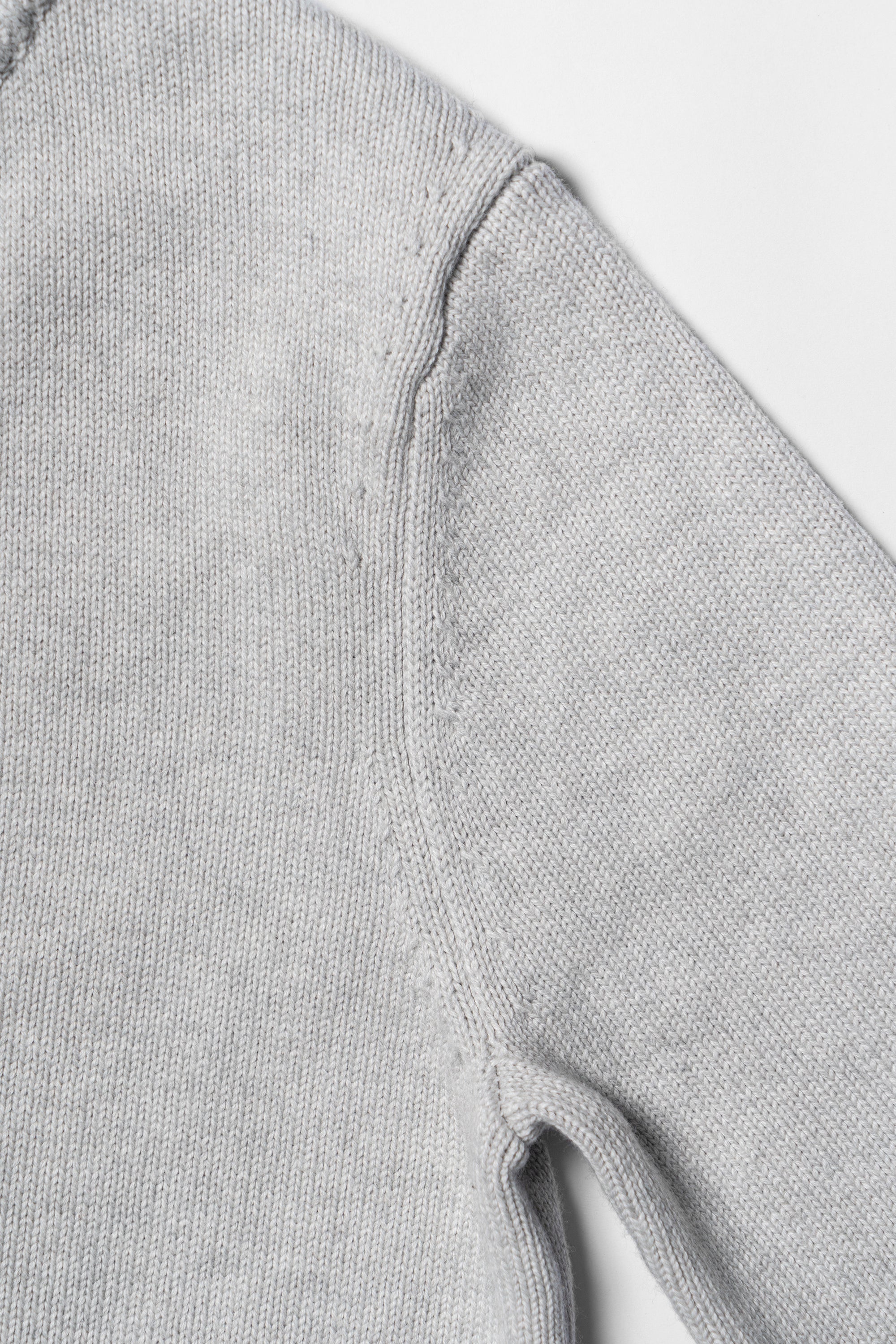 Chalk White Knitted A1 Jacket