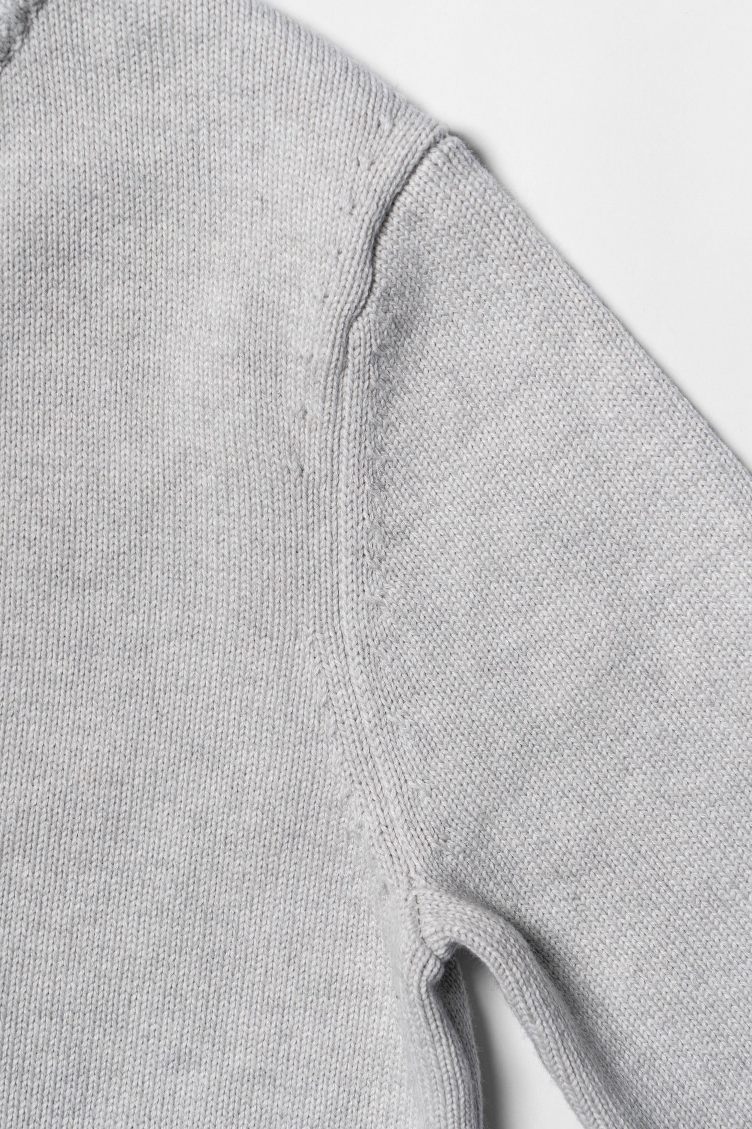 Chalk Knitted Cotton Wool A1 Jacket
