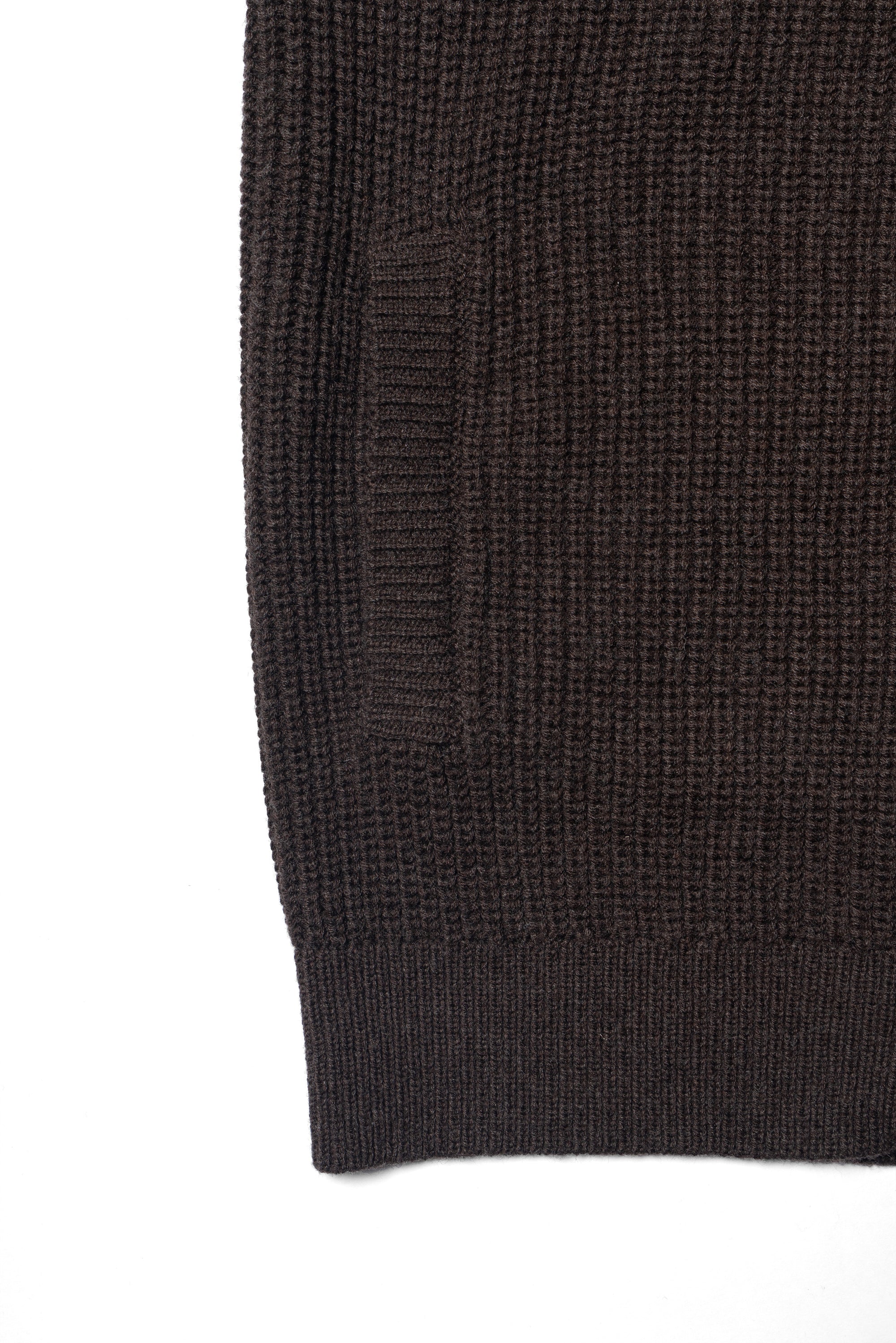 Taupe Knitted Zip Cardigan