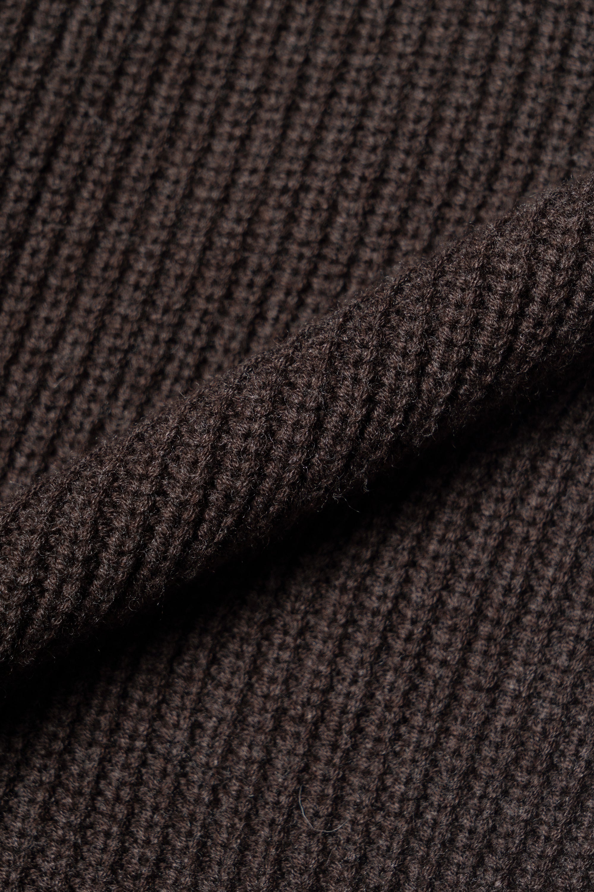 Taupe Knitted Zip Cardigan