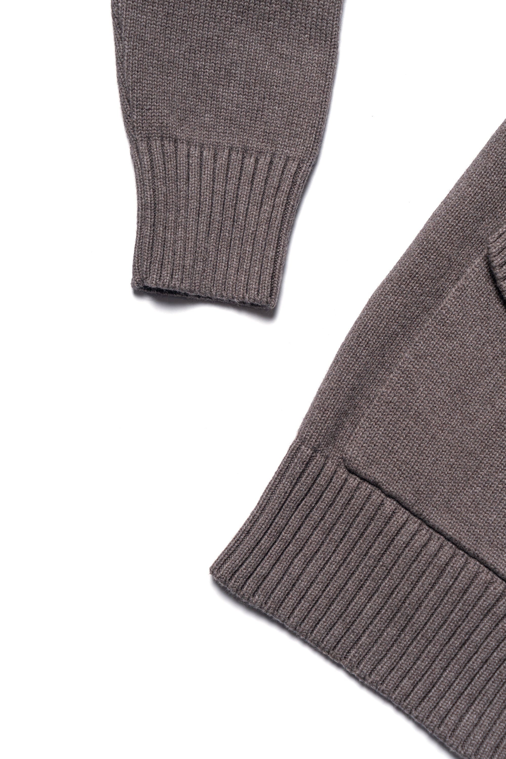Taupe Knitted A1 Jacket