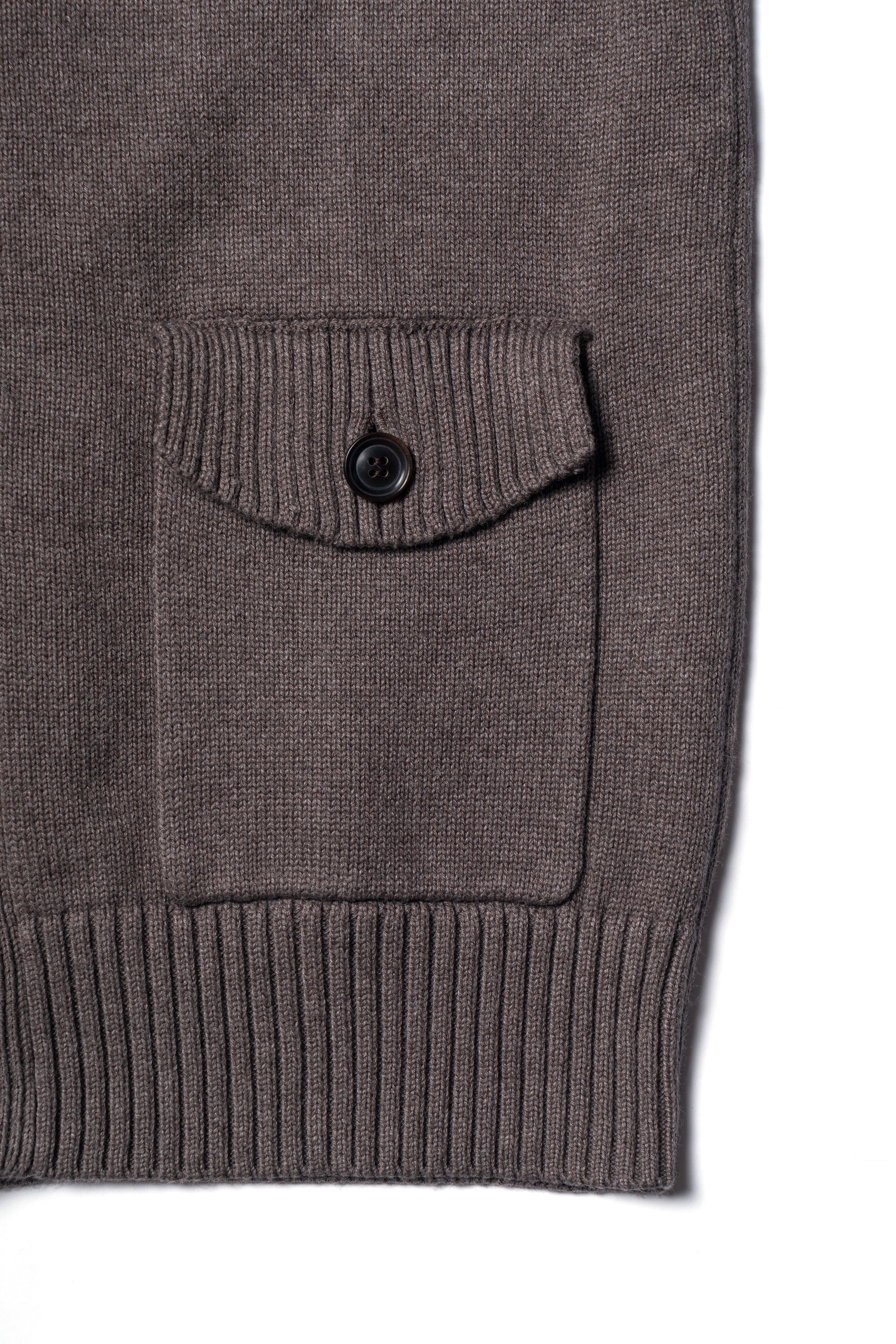 Taupe Knitted A1 Jacket