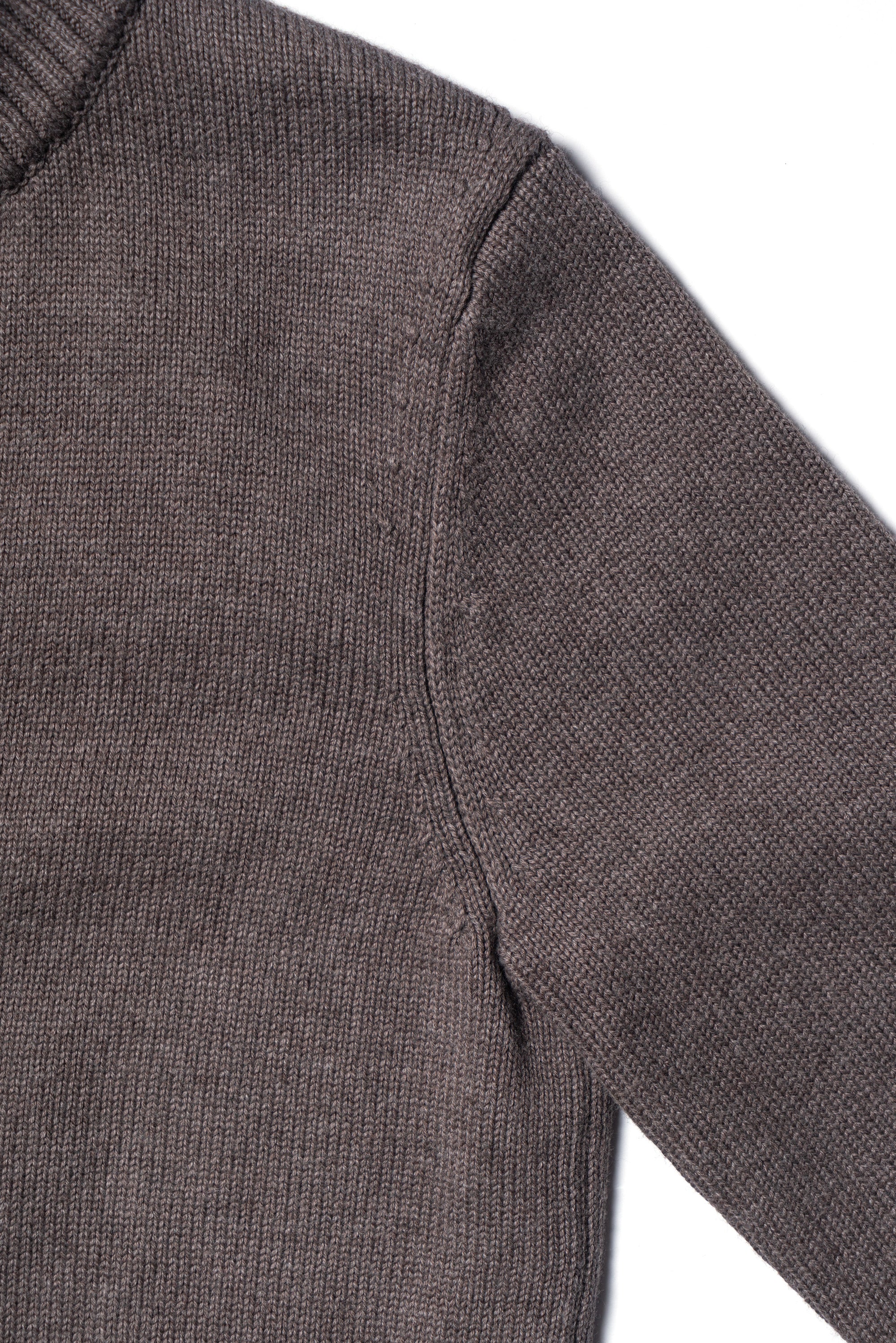 Taupe Knitted A1 Jacket