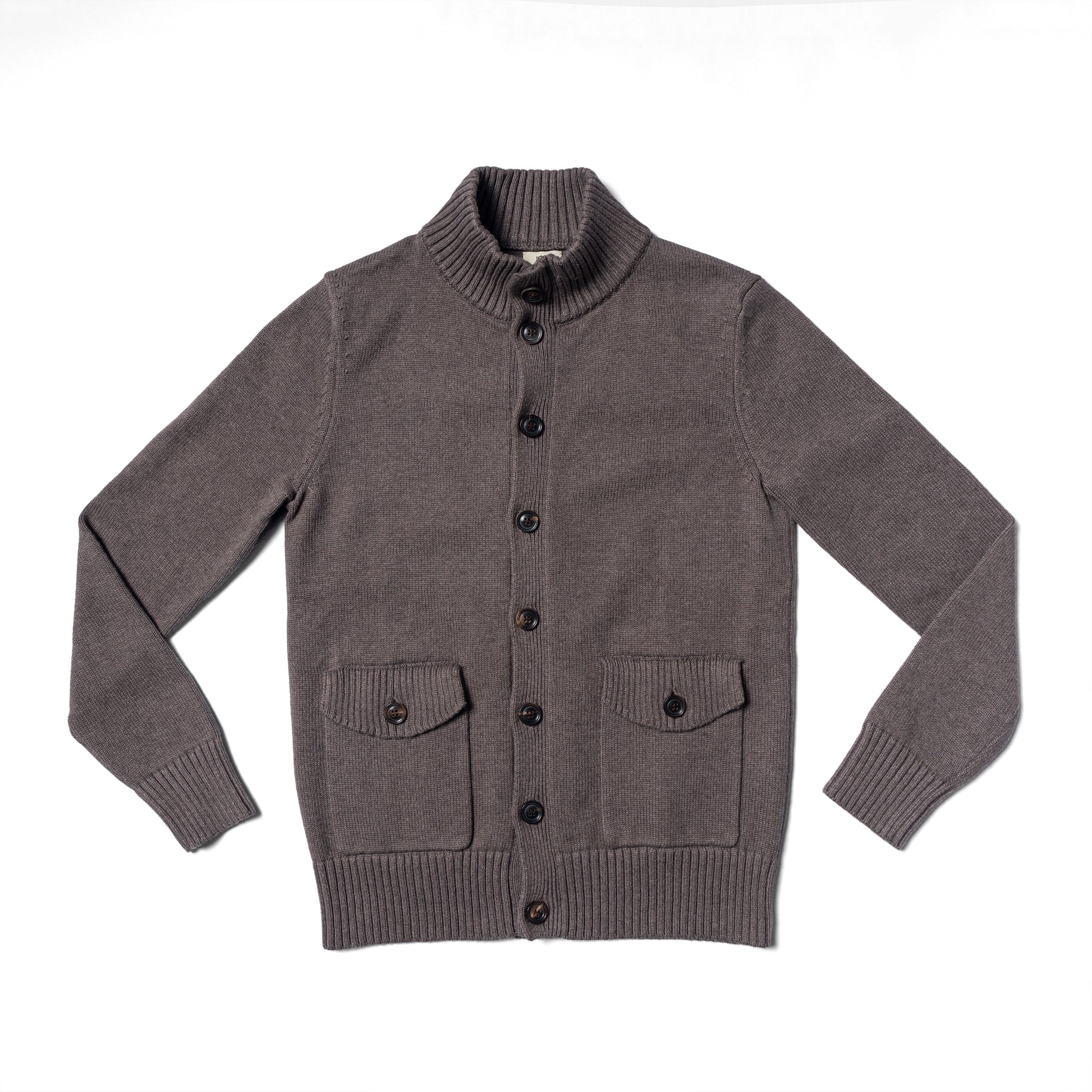 Taupe Knitted A1 Jacket