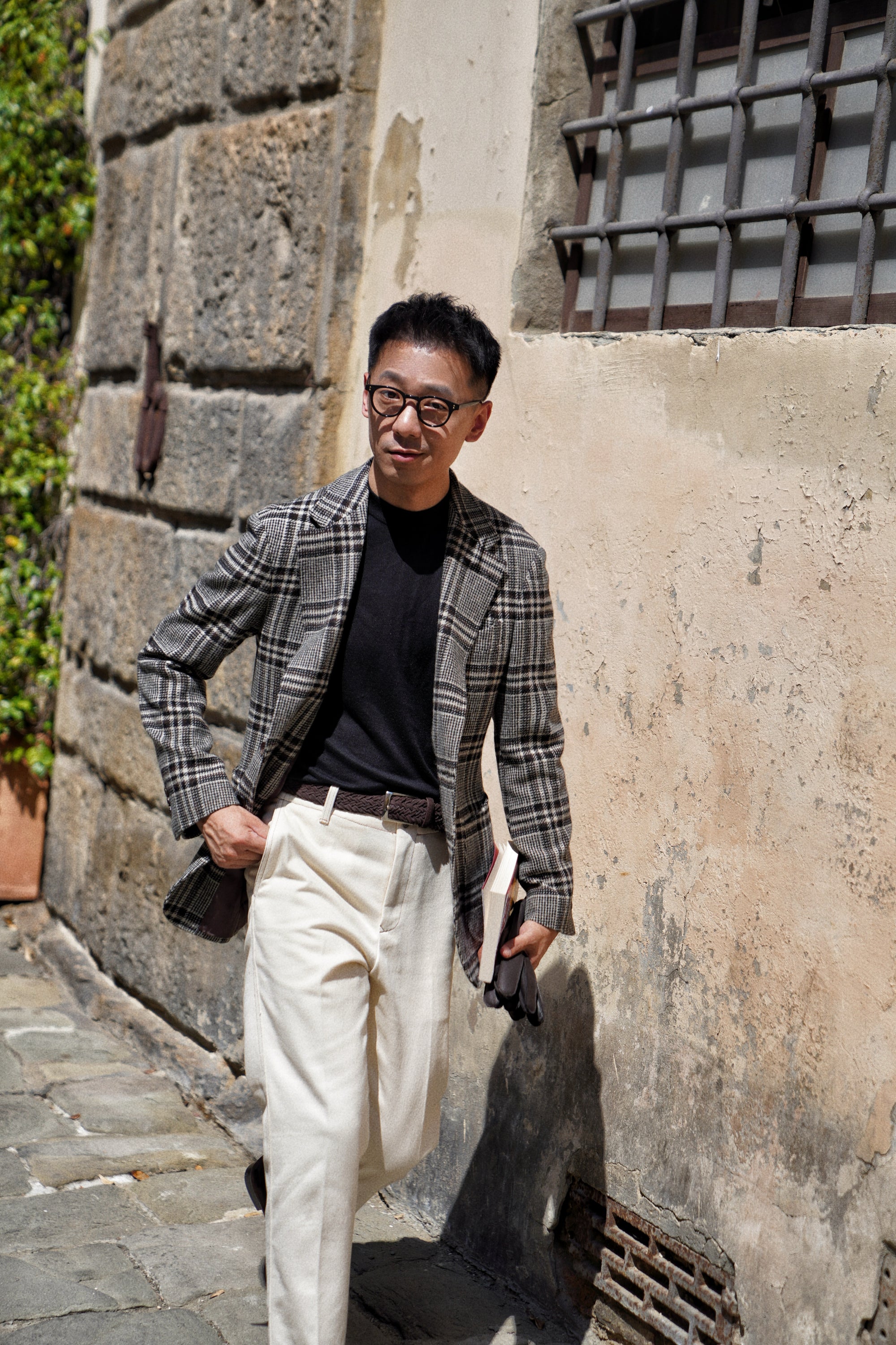 MTO Black Glen Check Tweed Jacket #484