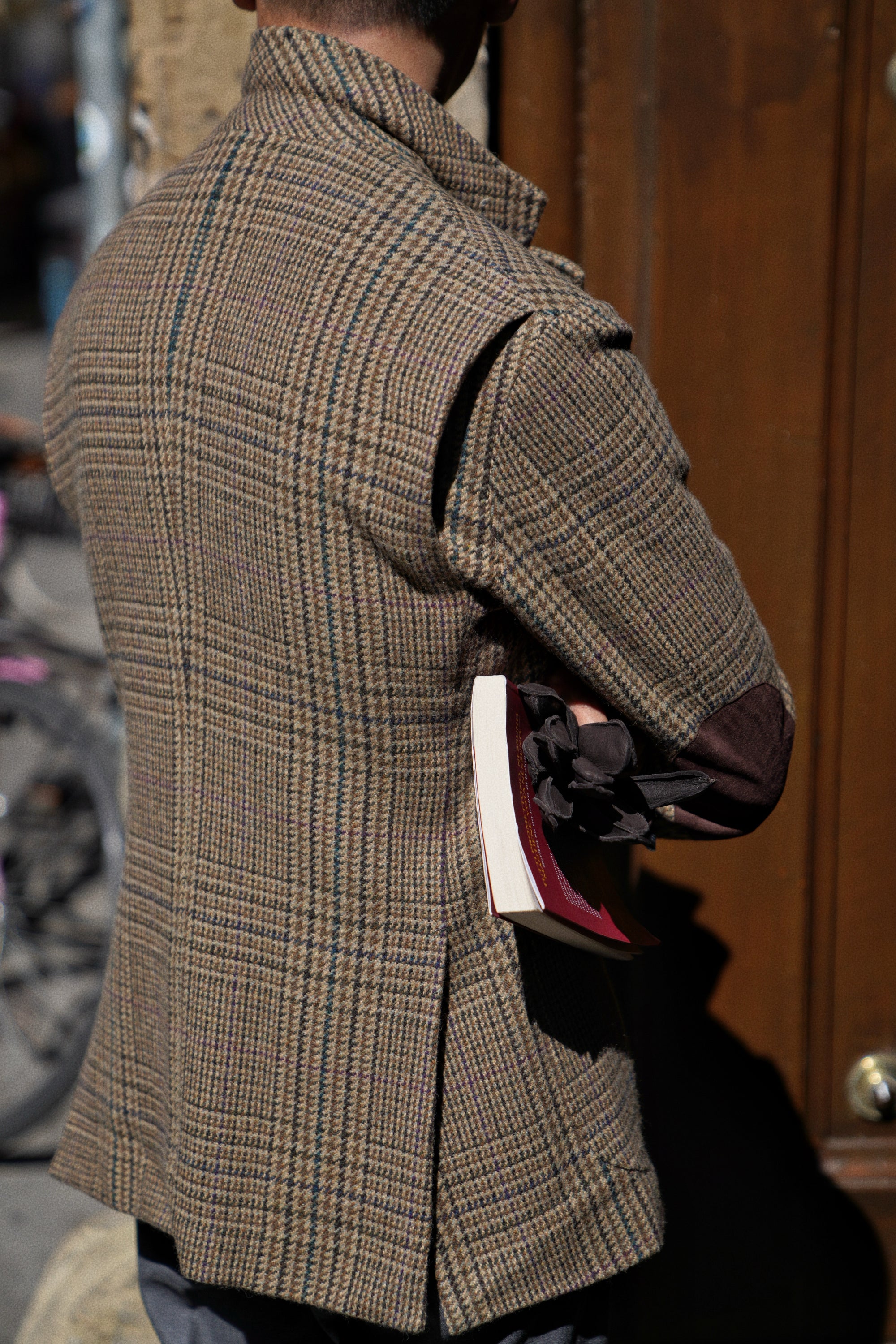 MTO Brown Olive Glen Check Tweed Jacket #639