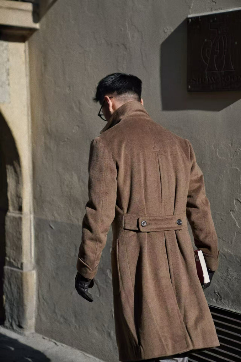 MTO Mocha Cashmere Ulster Coat #489