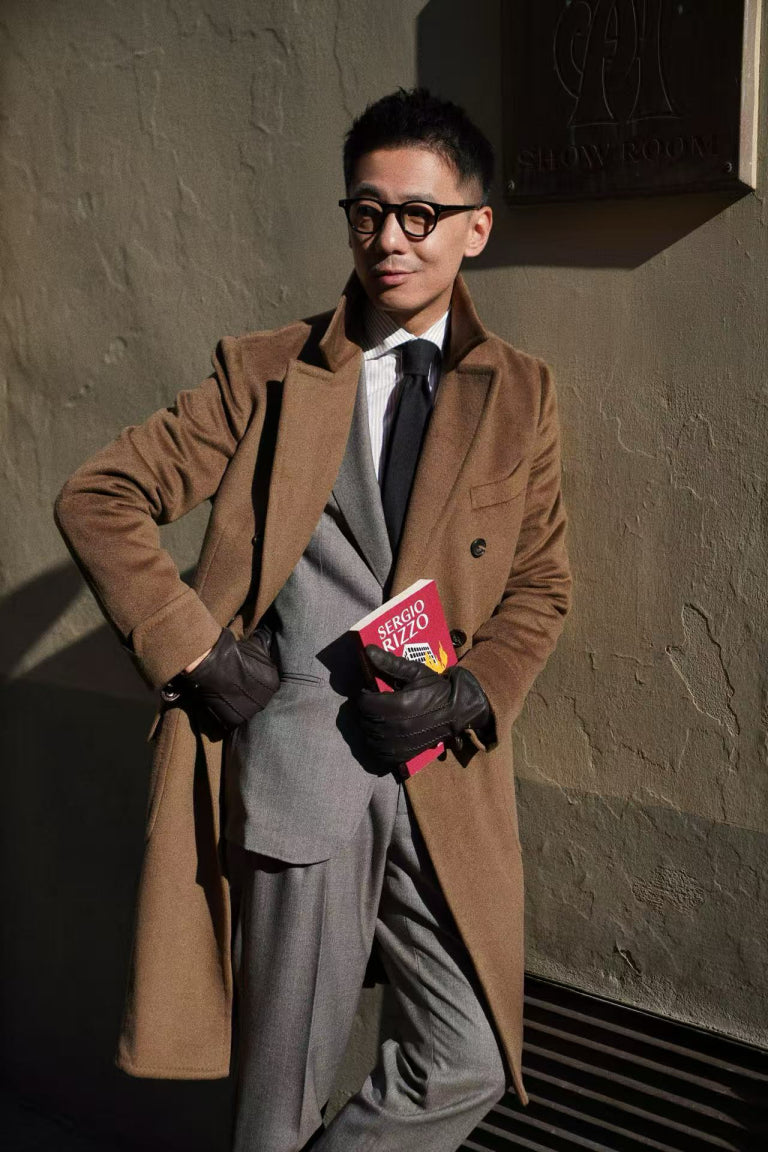 MTO Mocha Cashmere Ulster Coat #489