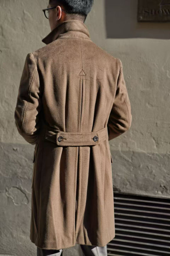 MTO Mocha Cashmere Ulster Coat #489
