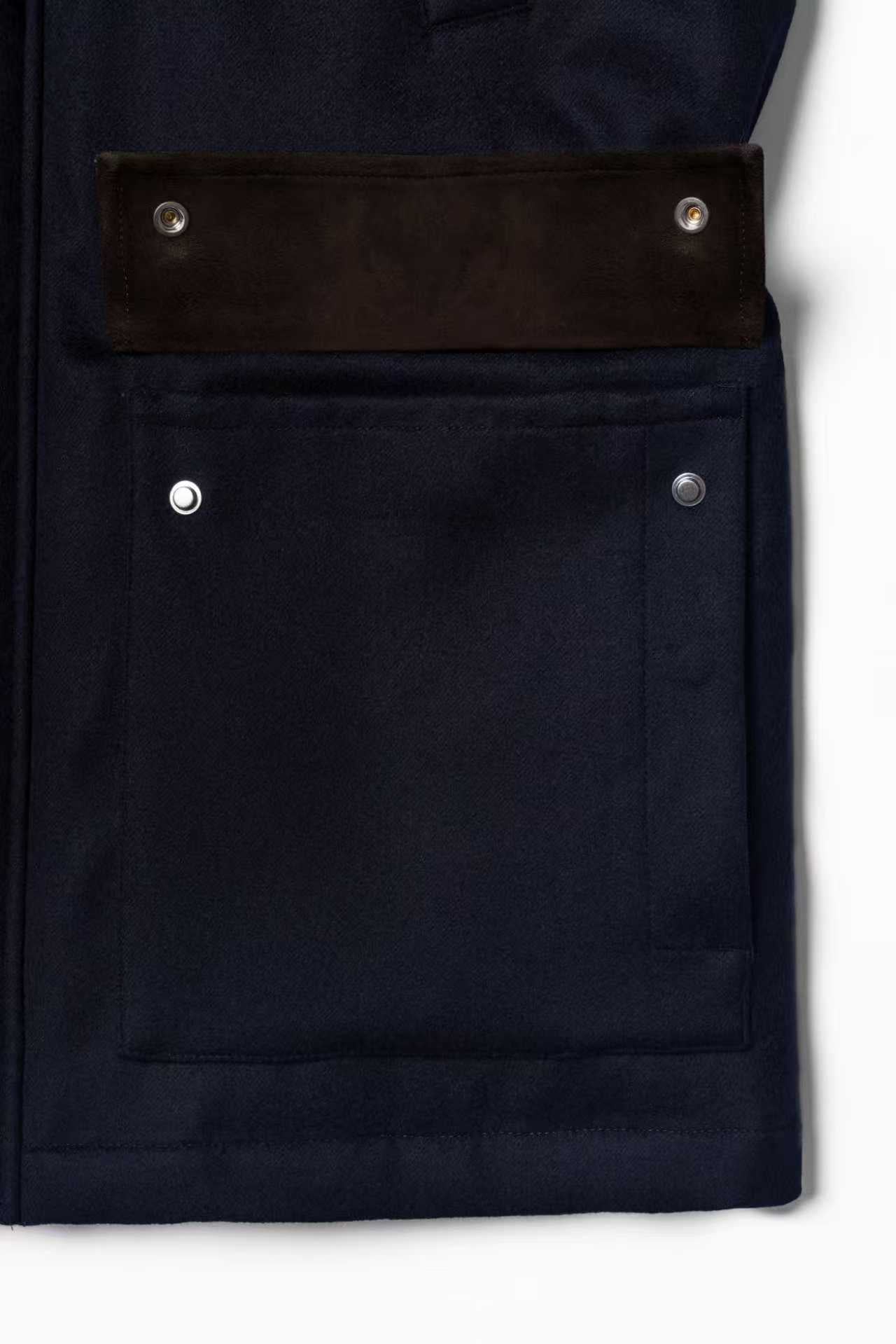 Navy Wool Cashmere N3B Parka #185
