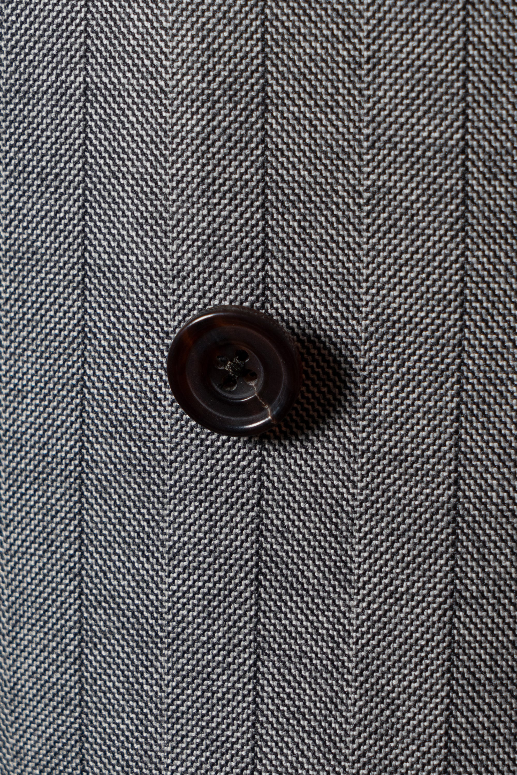 MTO Grey Herringbone Flannel Suit #370