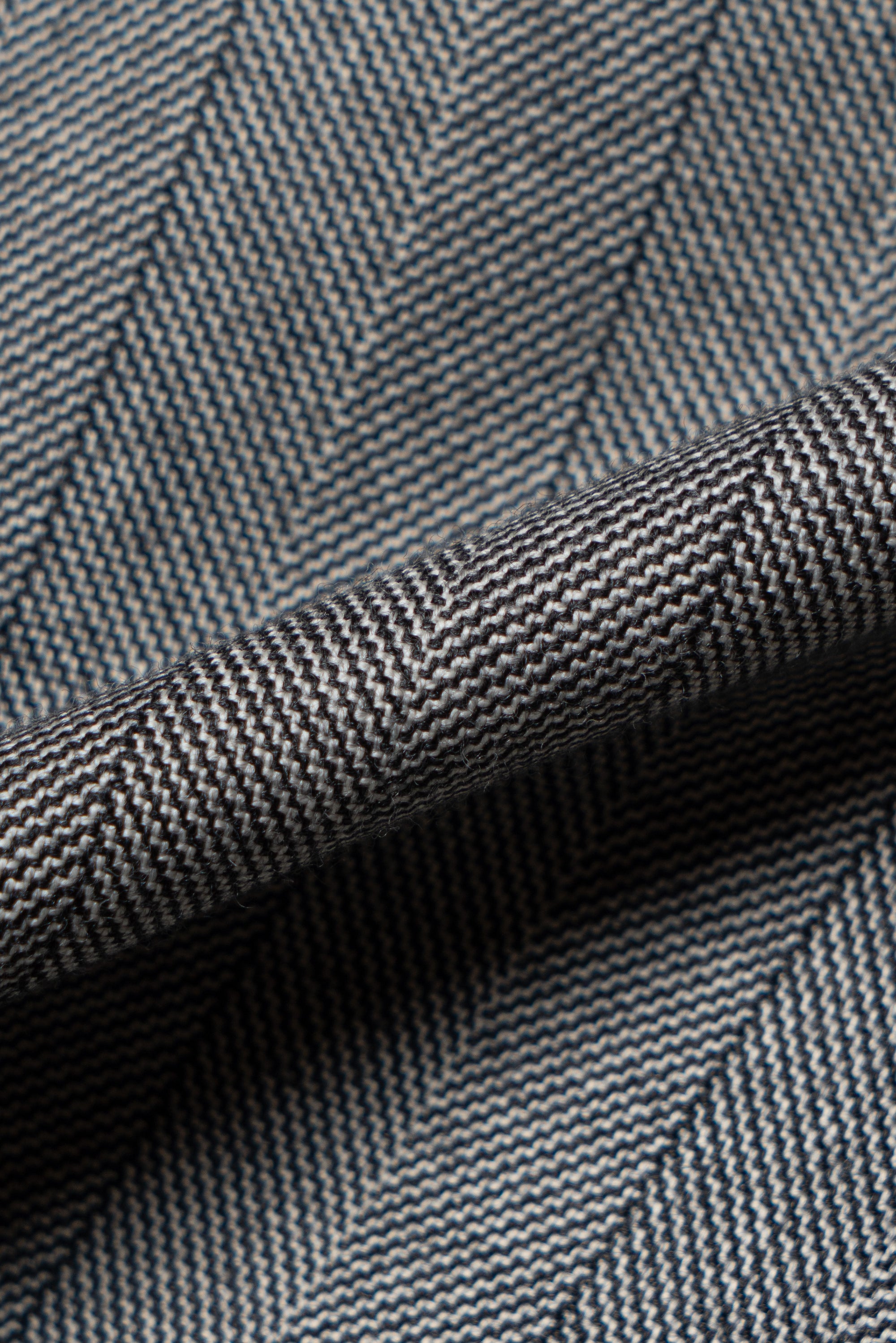 MTO Grey Herringbone Flannel Suit #370