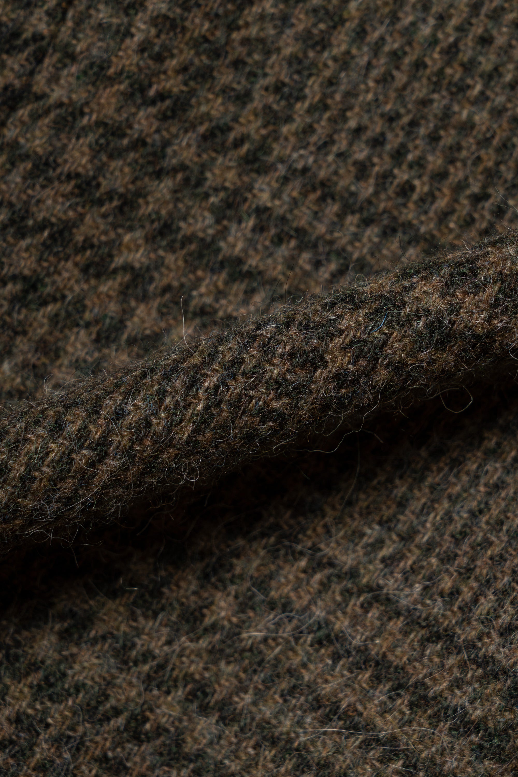 MTO Dark Olive Glen Check Tweed Jacket #640
