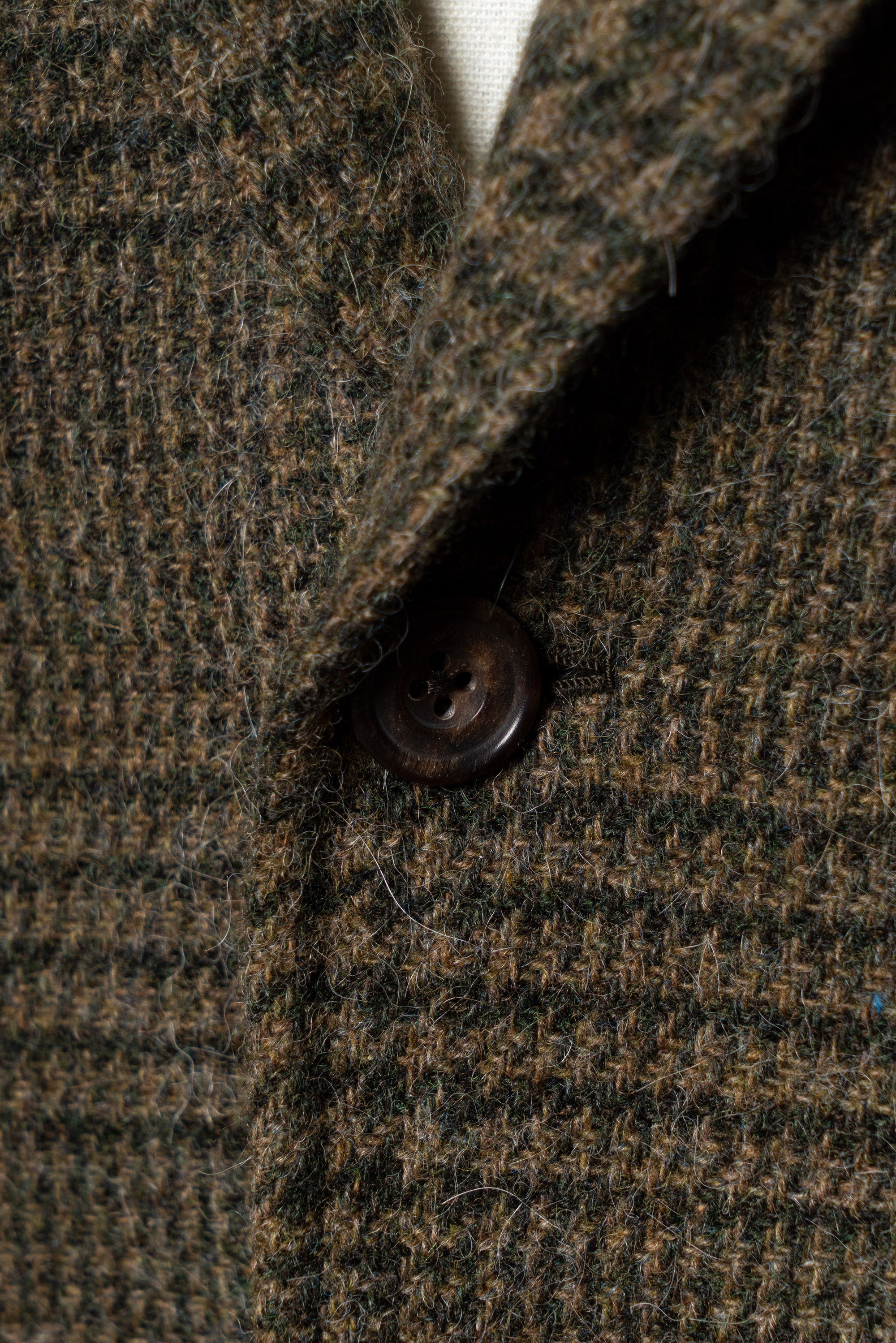 MTO Dark Olive Glen Check Tweed Jacket #640