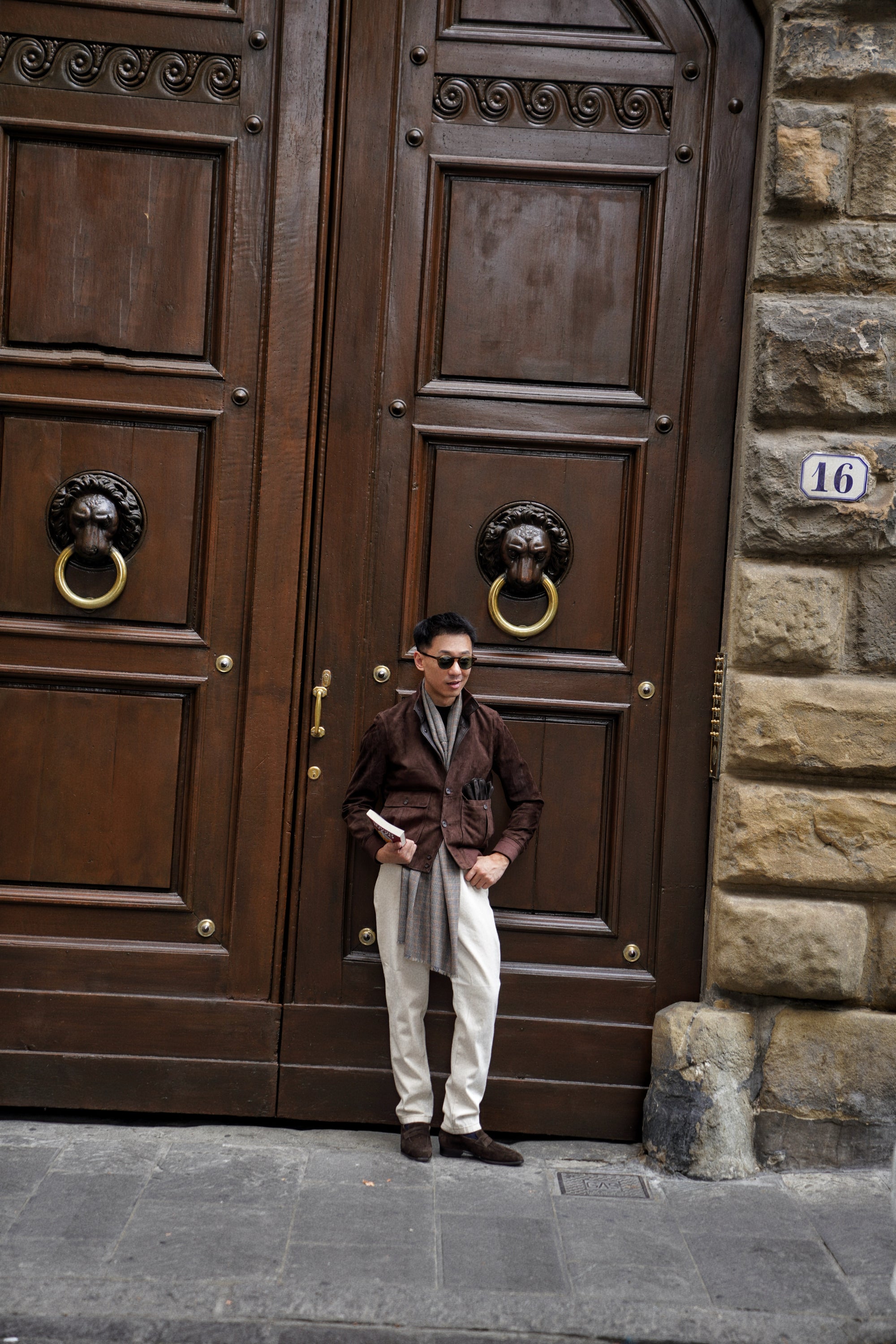 Brown Sheepskin Suede A1 Jacket