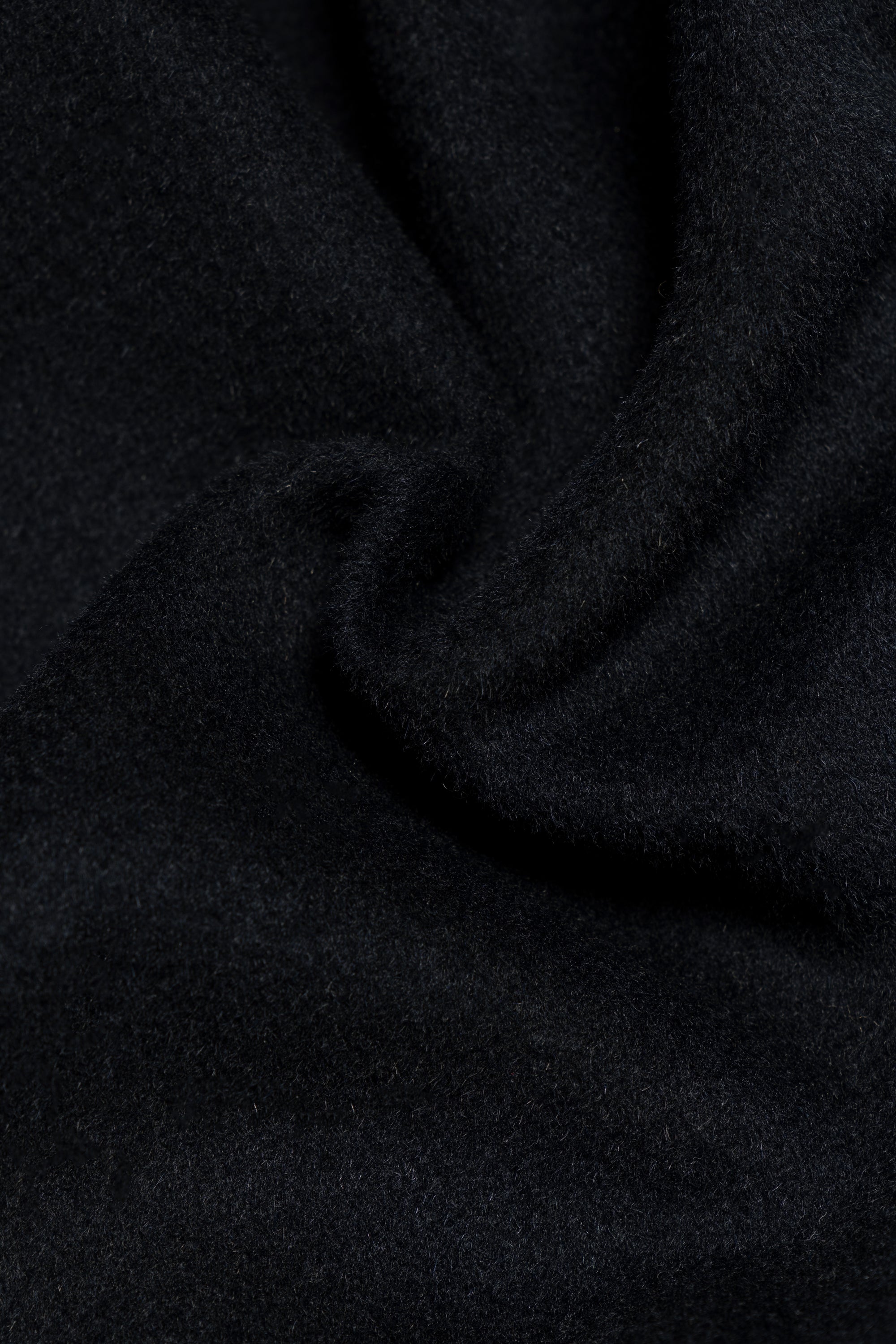 MTO Navy Cashmere Silk Peacoat #433