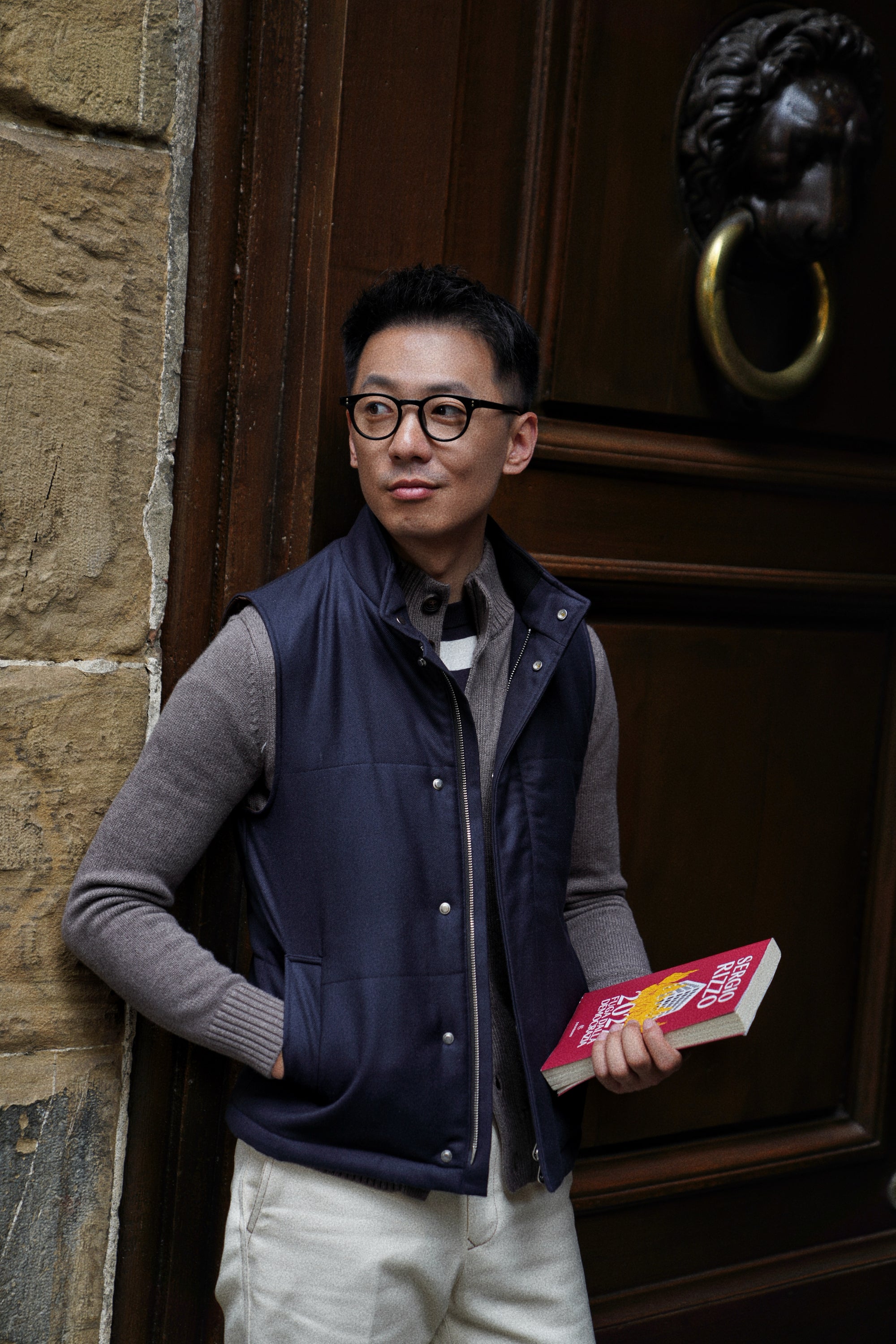 MTO Navy Twill Gilet #441
