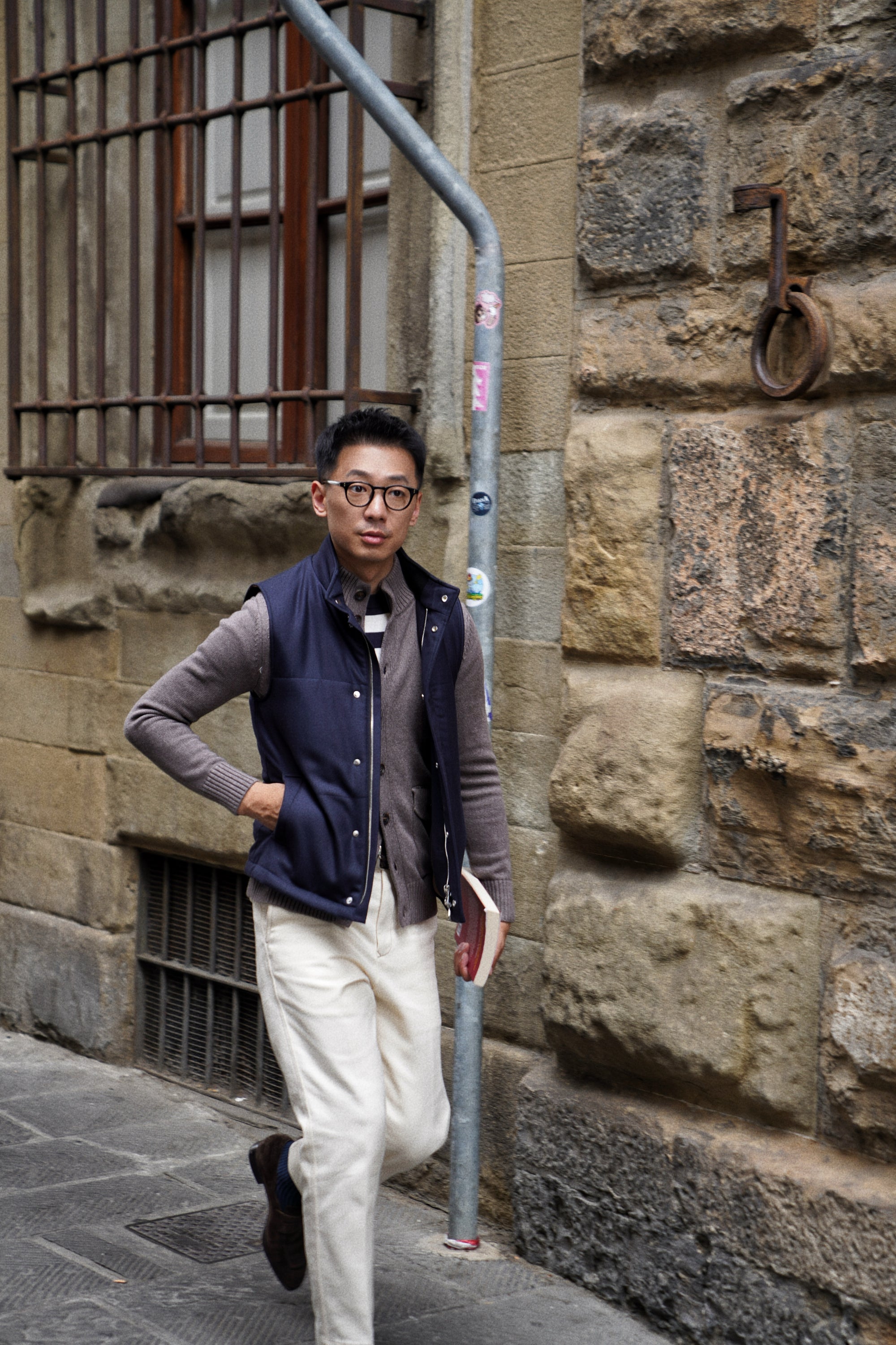 MTO Navy Twill Gilet #441