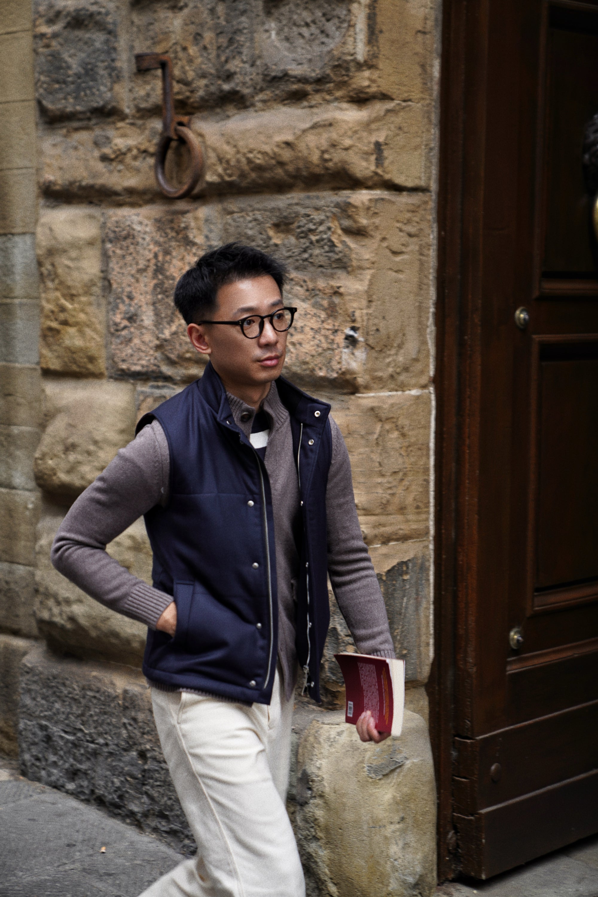 MTO Navy Twill Gilet #441