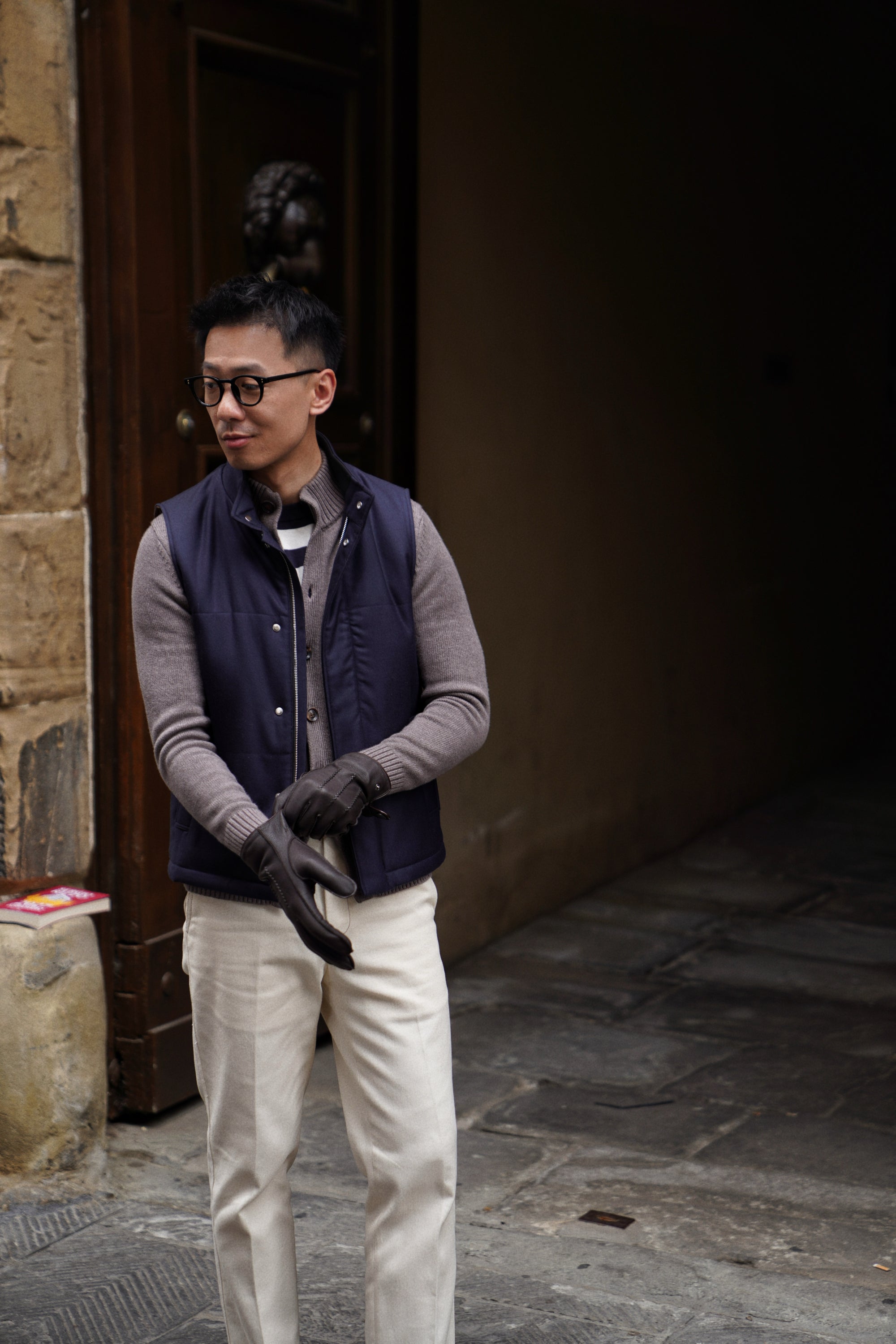 MTO Navy Twill Gilet #441