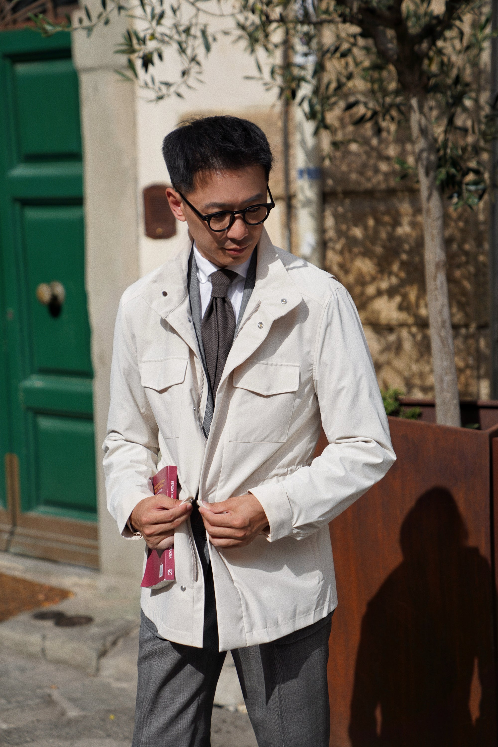 Ecru NY66 Ultralight M65 Jacket #166