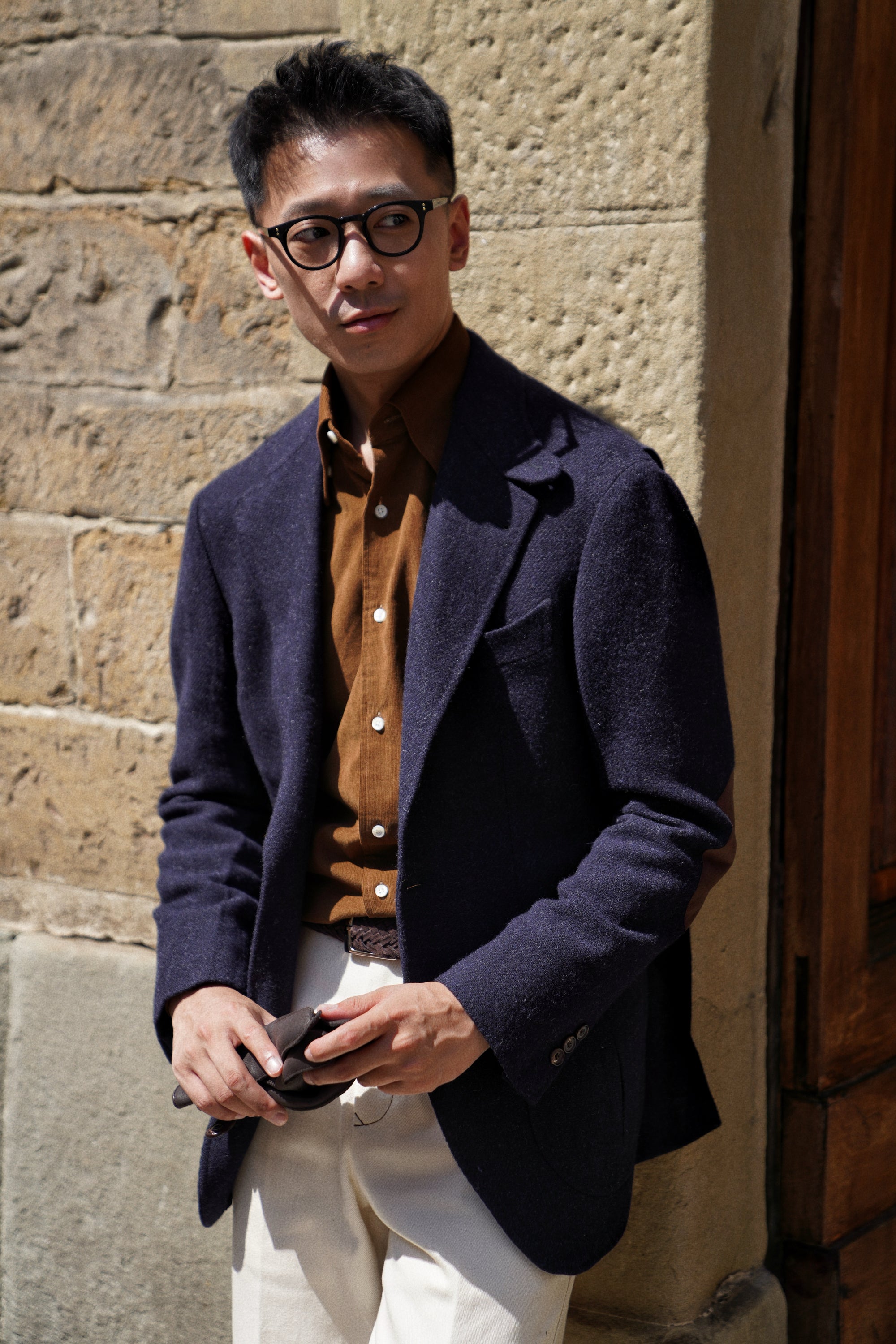 MTO Navy Tweed Jacket #486