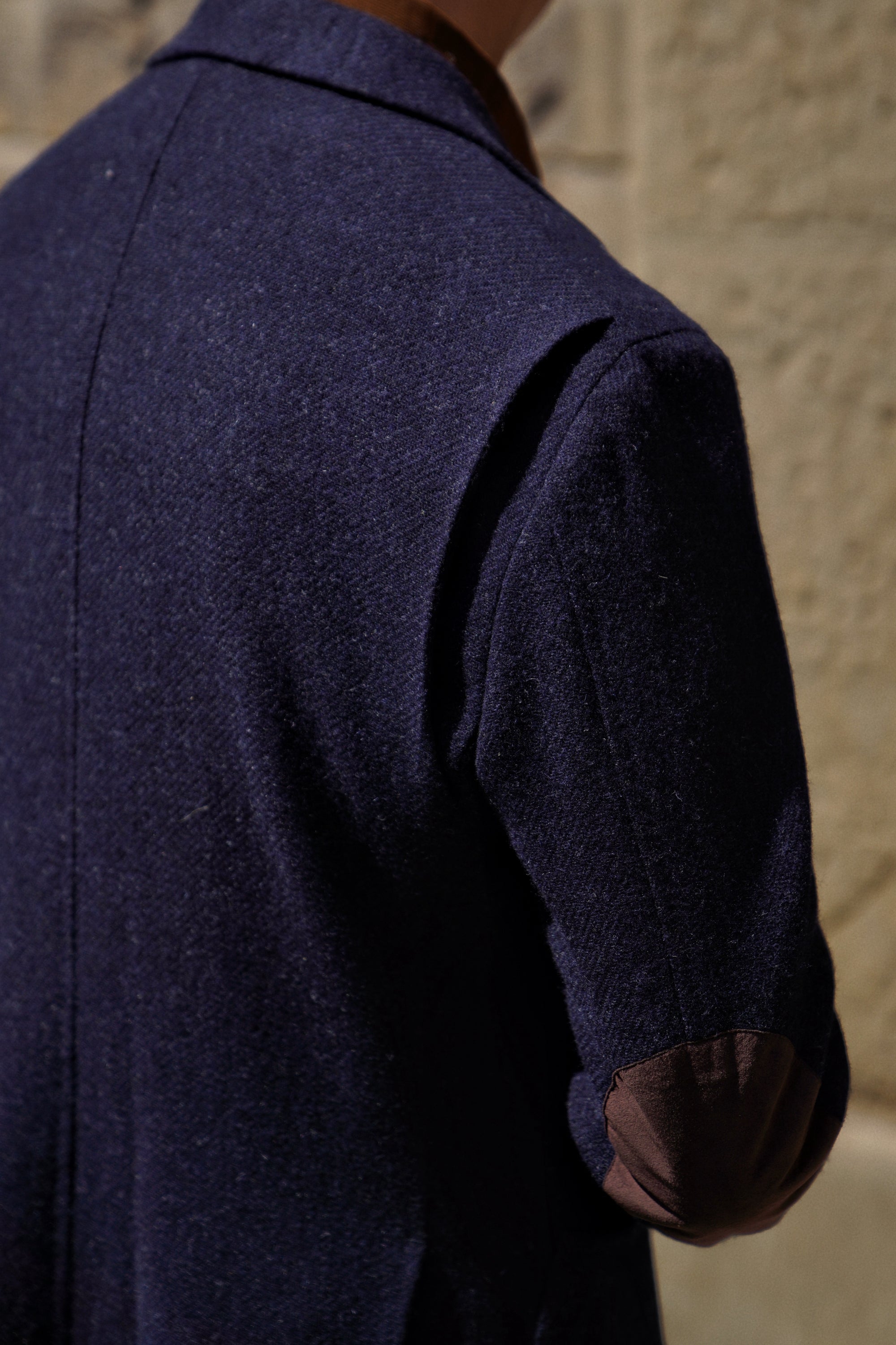 MTO Navy Tweed Jacket #486