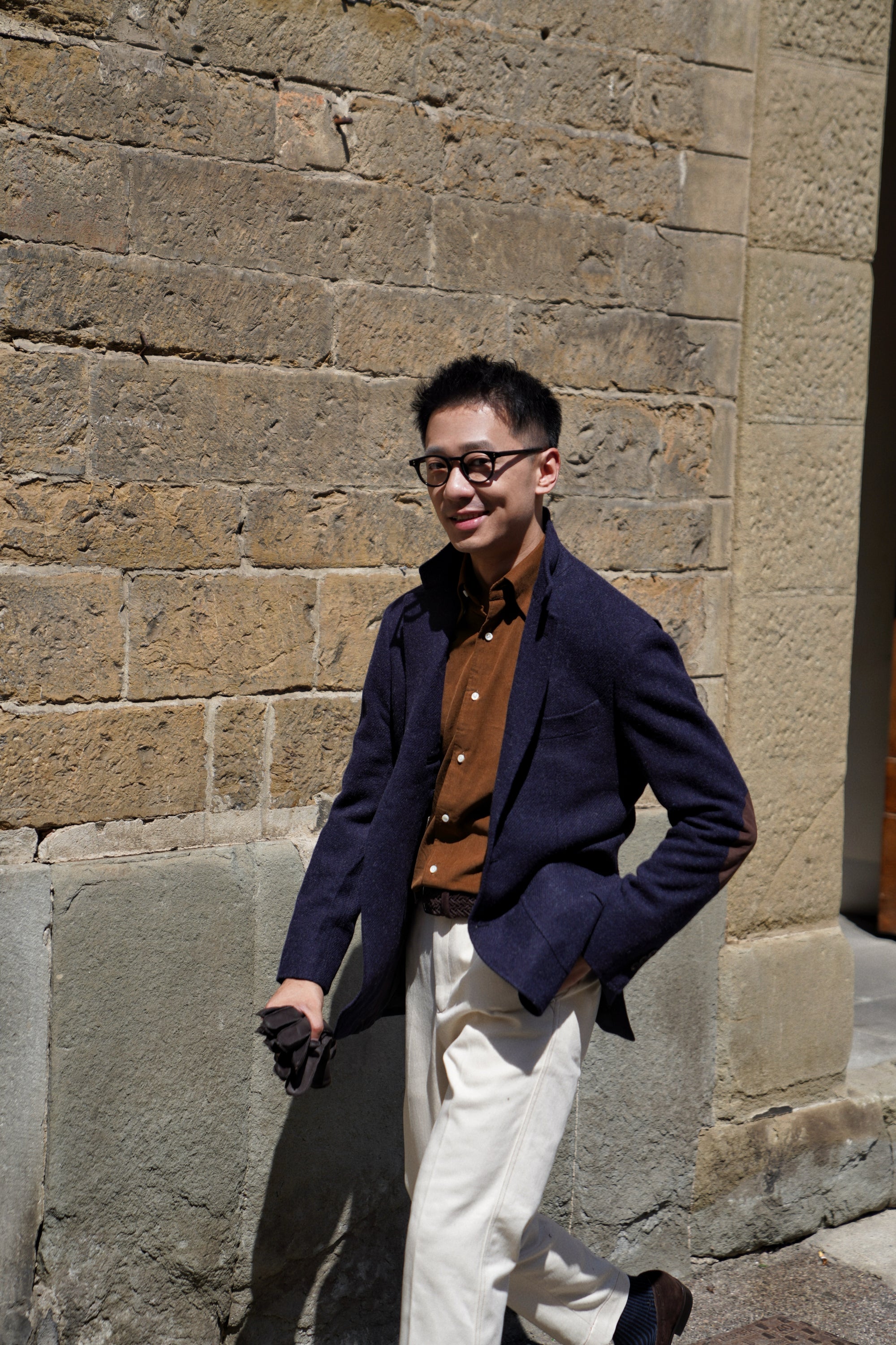 MTO Navy Tweed Jacket #486