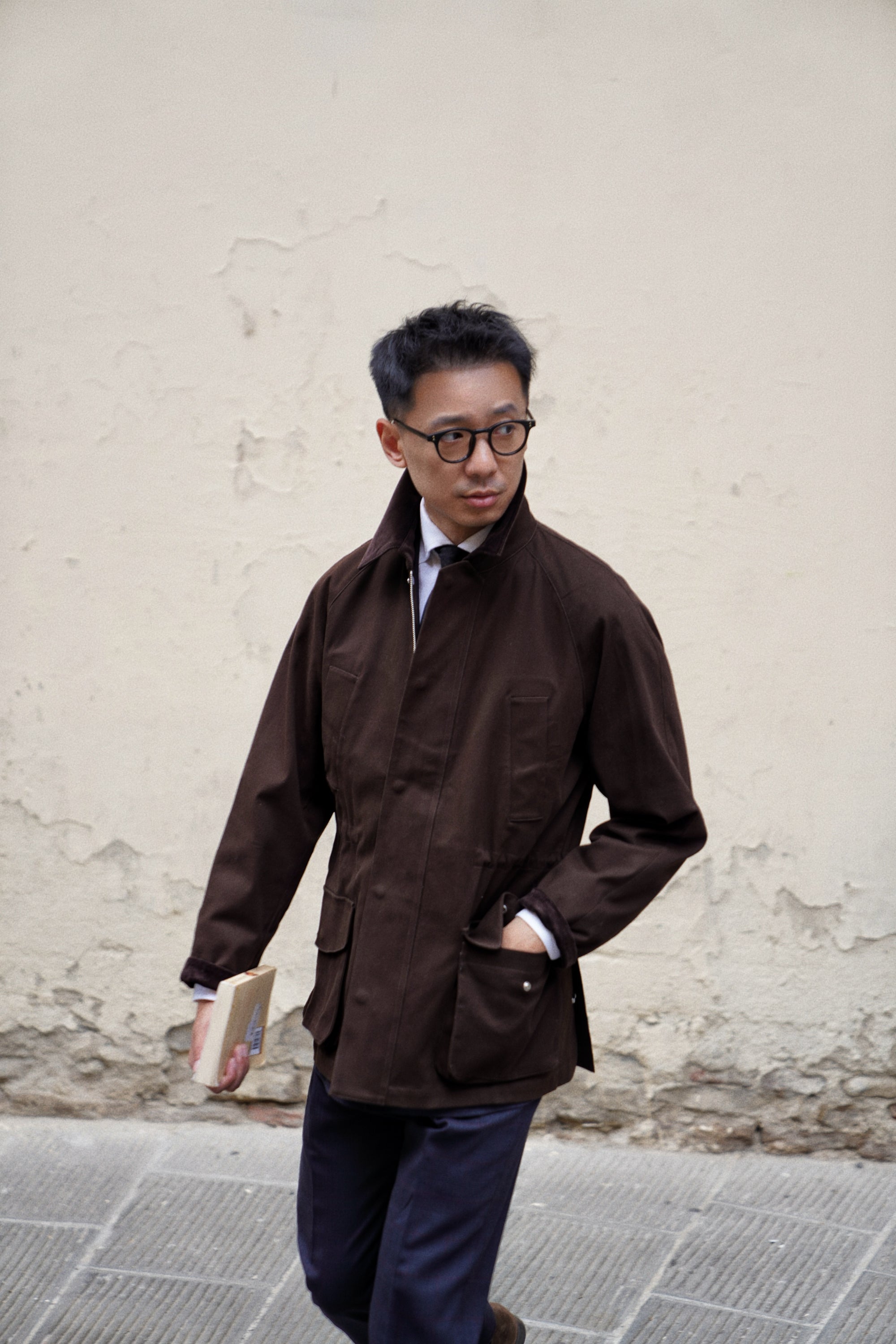 Brown Cotton English Hunting Jacket #170
